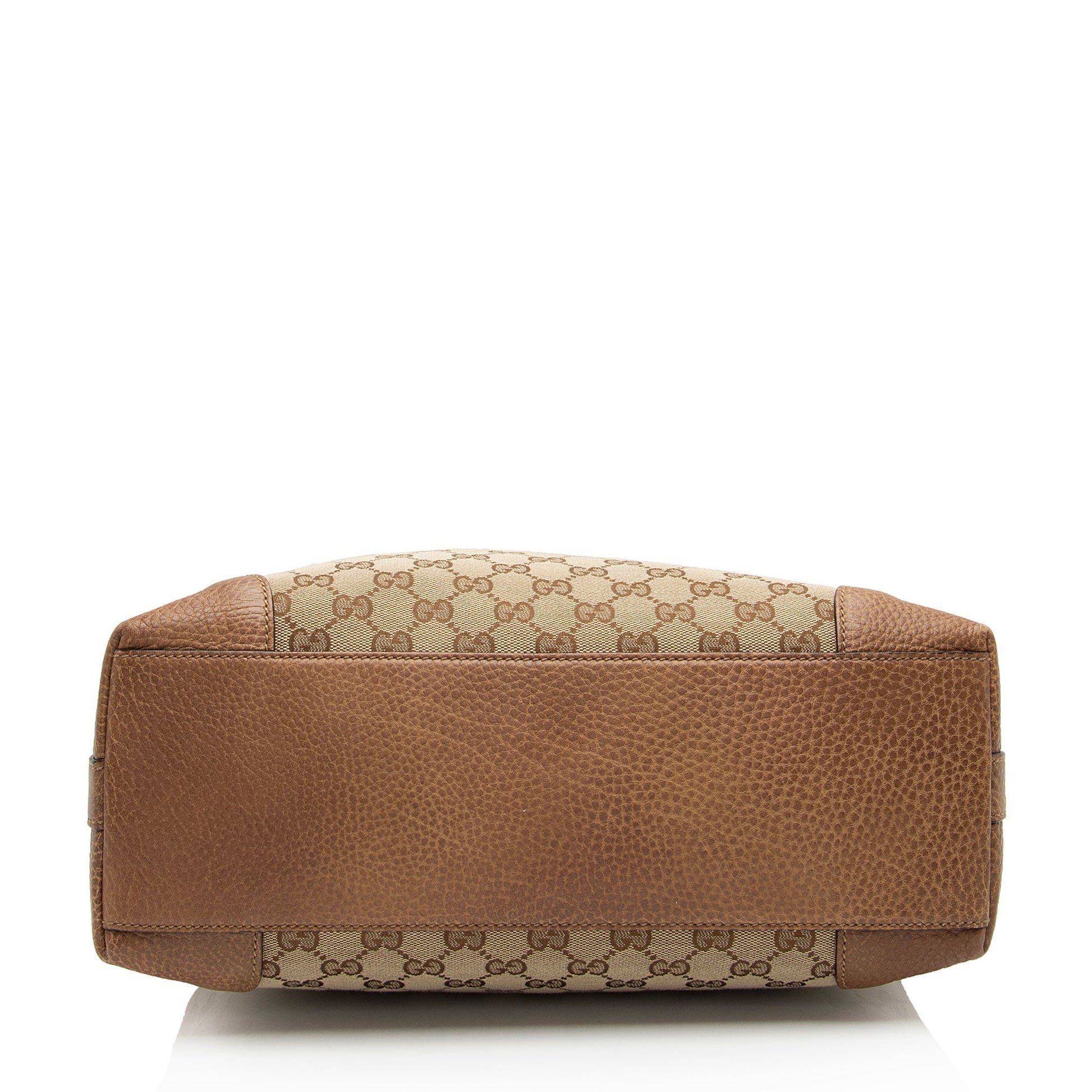 Gucci Leather Canvas Shoulder Bag