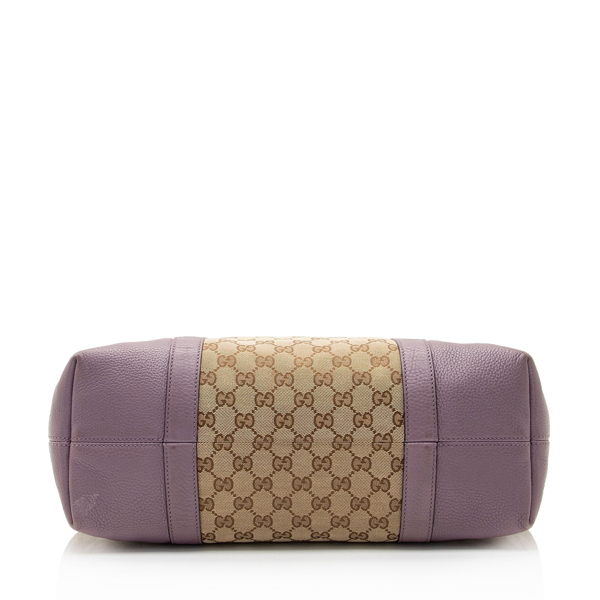 Gucci Leather Canvas Tote