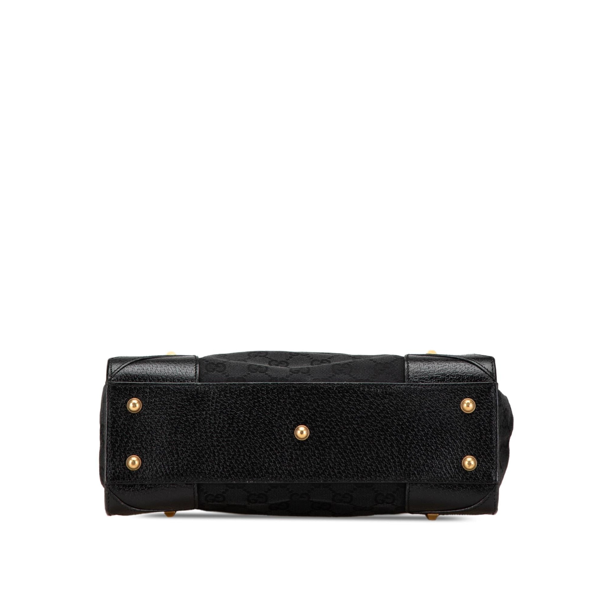 Gucci GG Canvas Nailhead Handbag (SHG-G7fCTF)