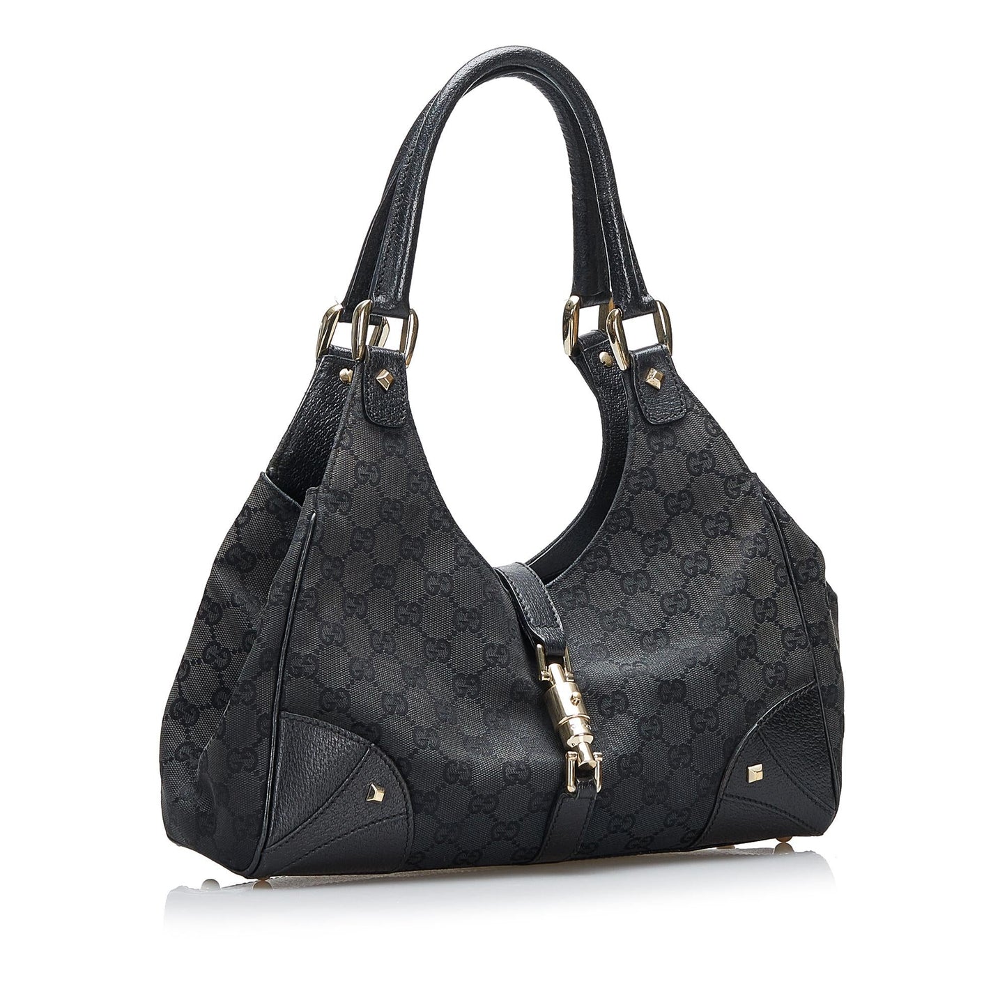 Gucci GG Canvas Nailhead Jackie O (SHG-S61S5C)