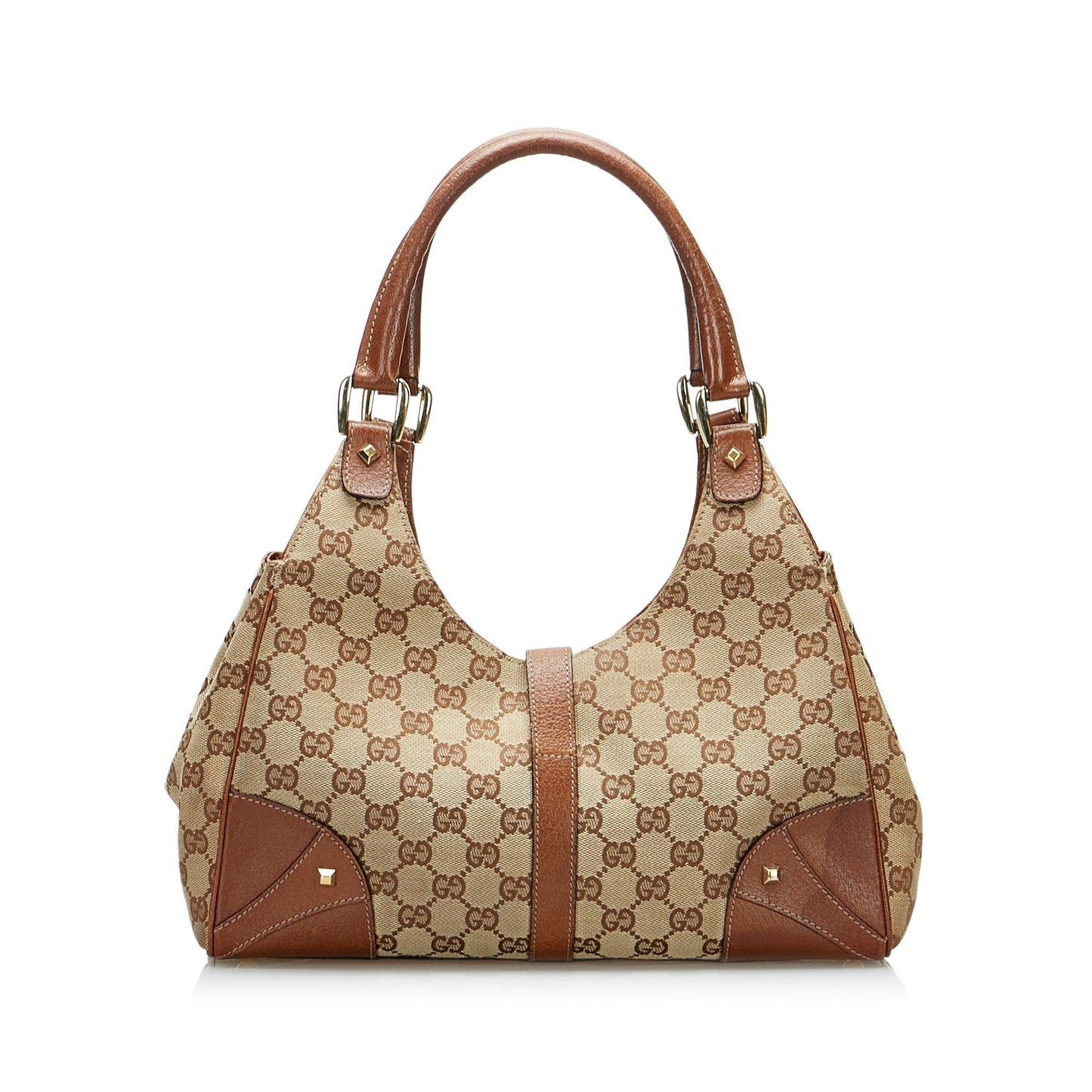 Gucci GG Canvas Nailhead Jackie O (SHG-m5gHWZ)