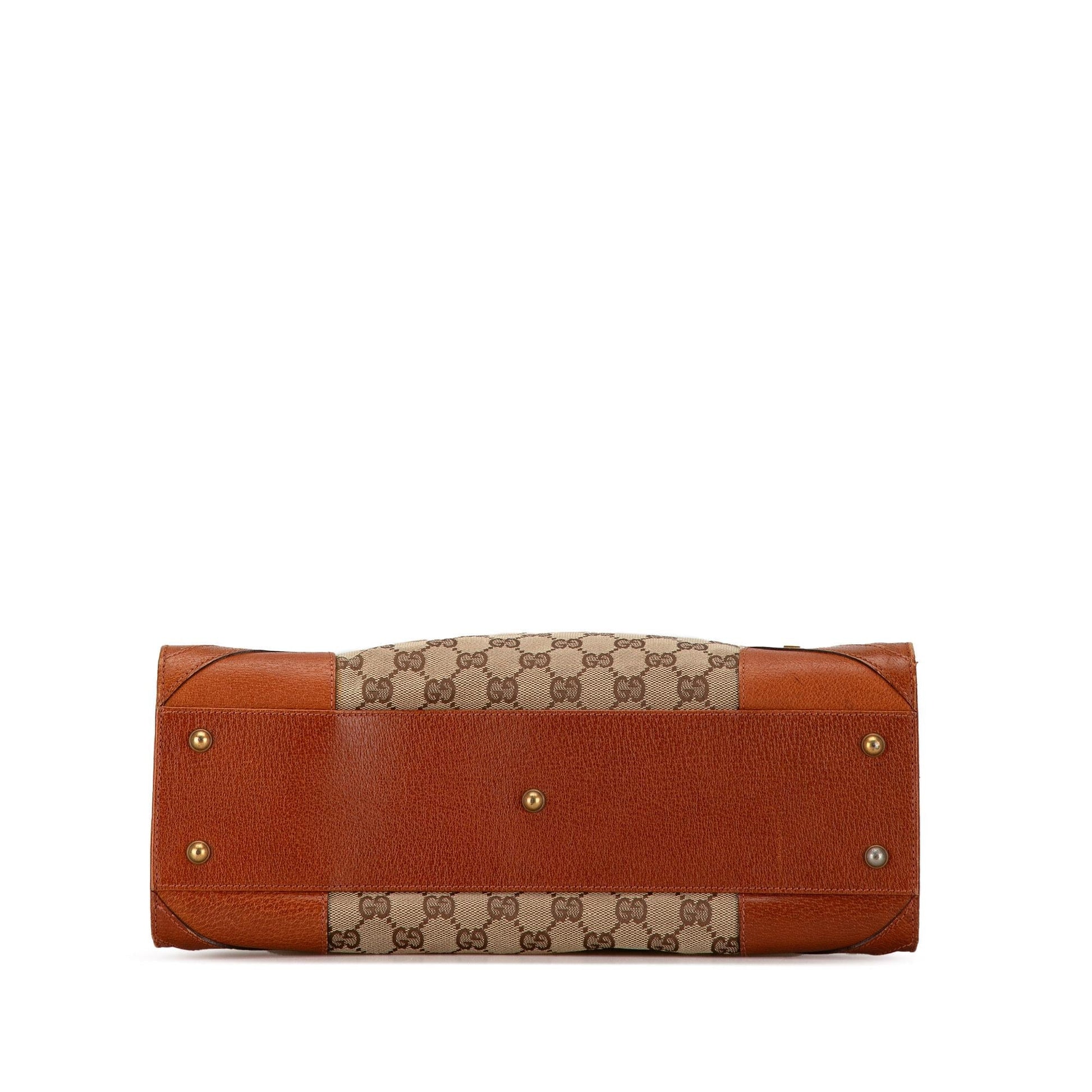 Gucci GG Canvas Nailhead Tote (SHG-dPdEYp)