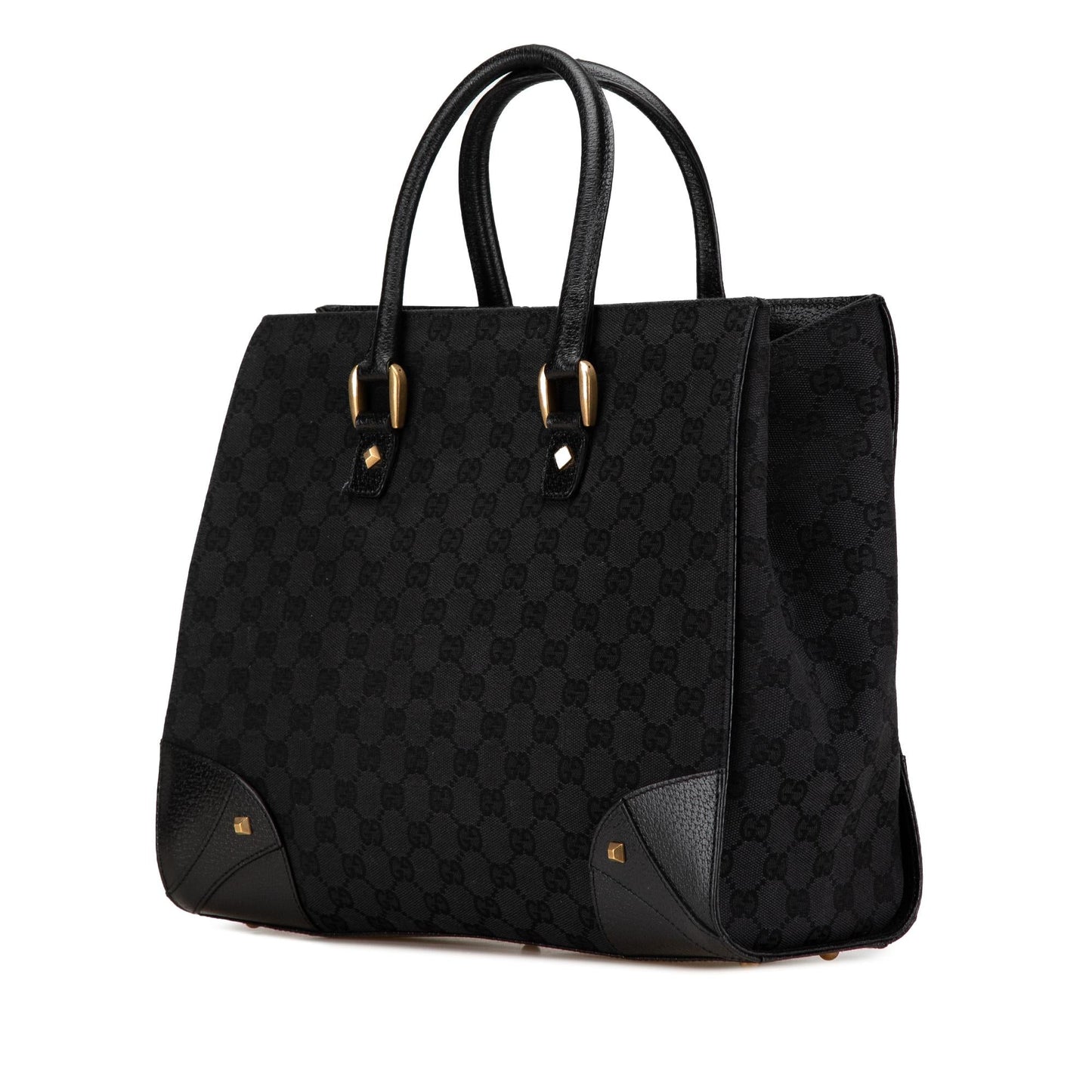 Gucci GG Canvas Nailhead Tote (SHG-AtfFVp)