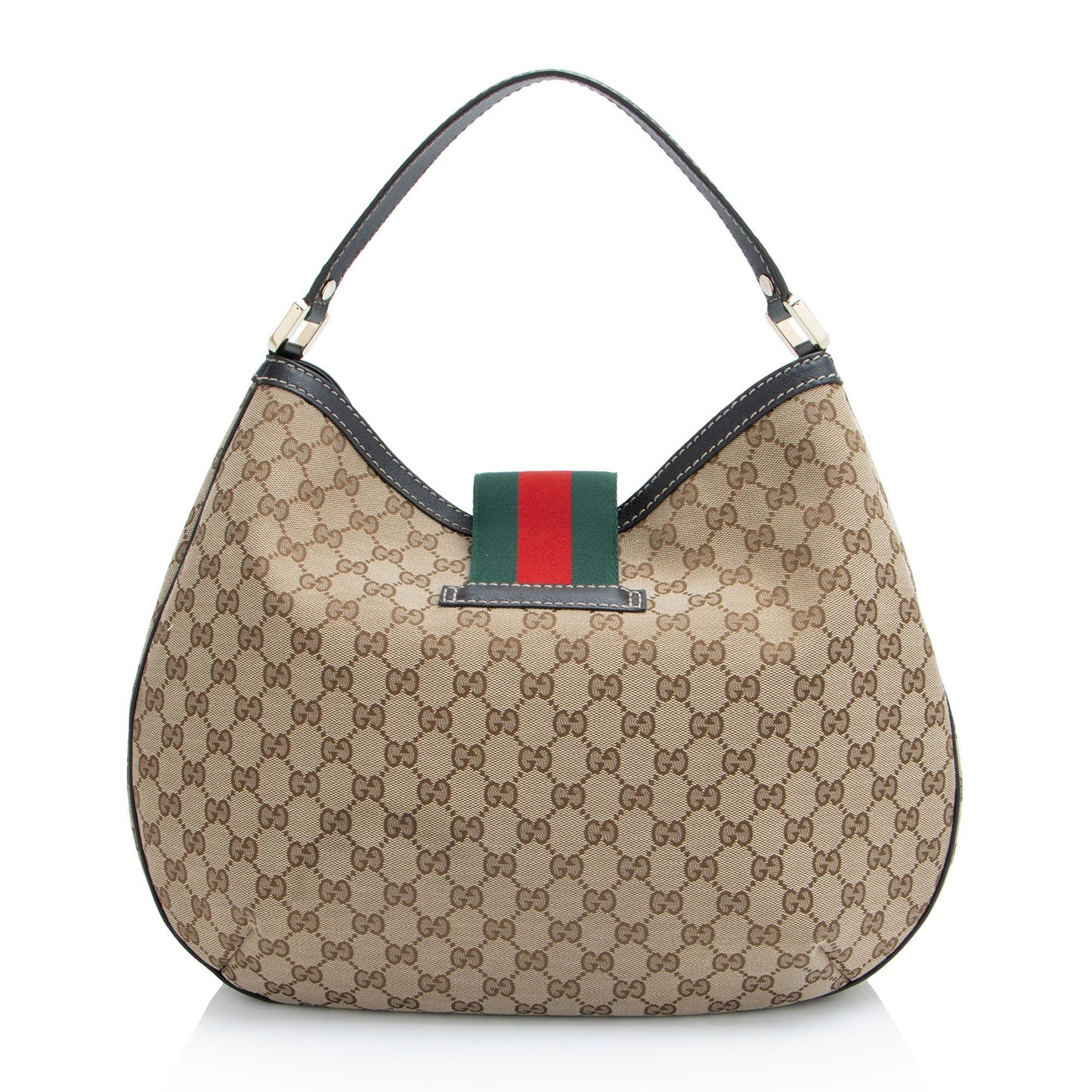 Gucci GG Canvas New Ladies Web Large Hobo (SHF-KEb6Ji)