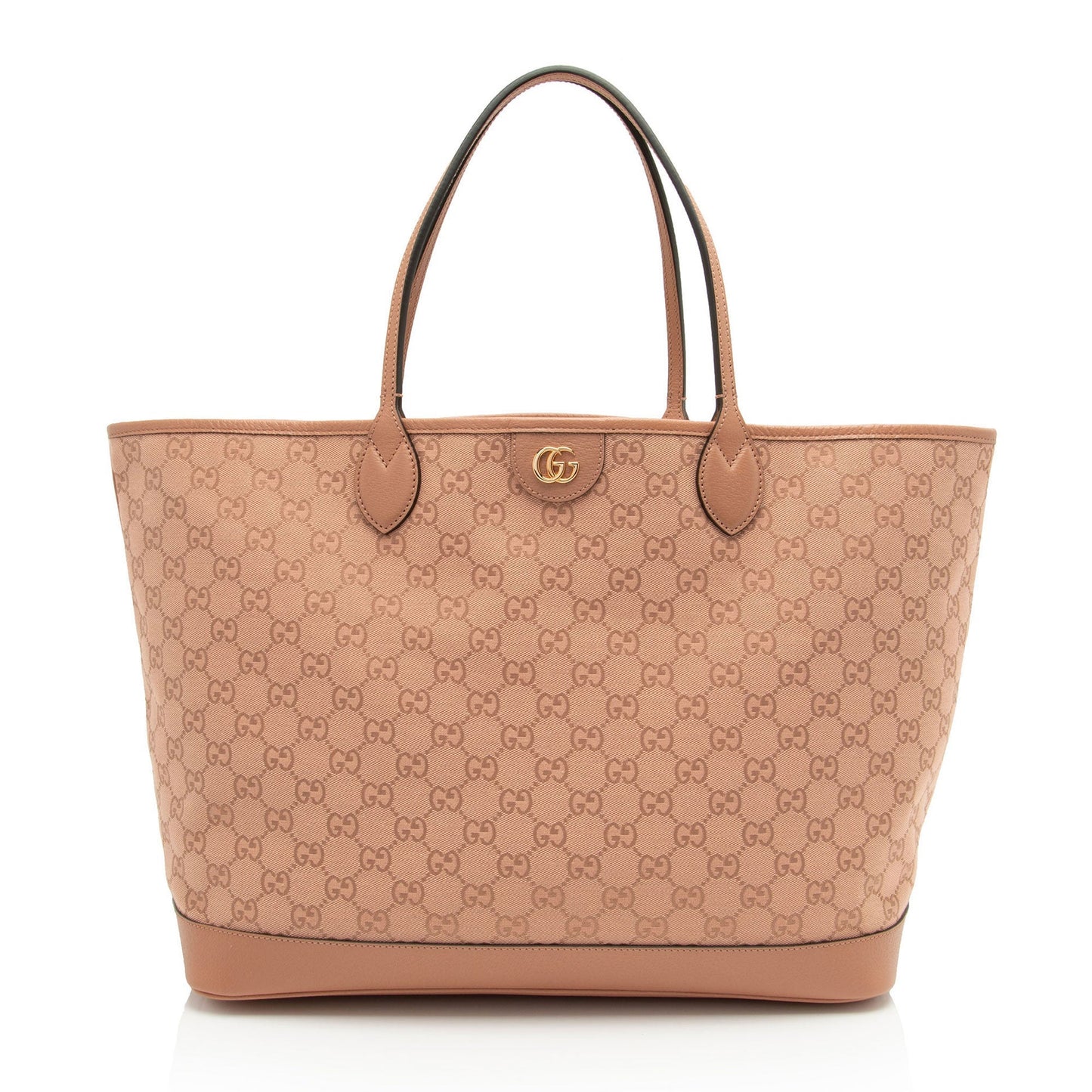 Gucci Leather Canvas Tote