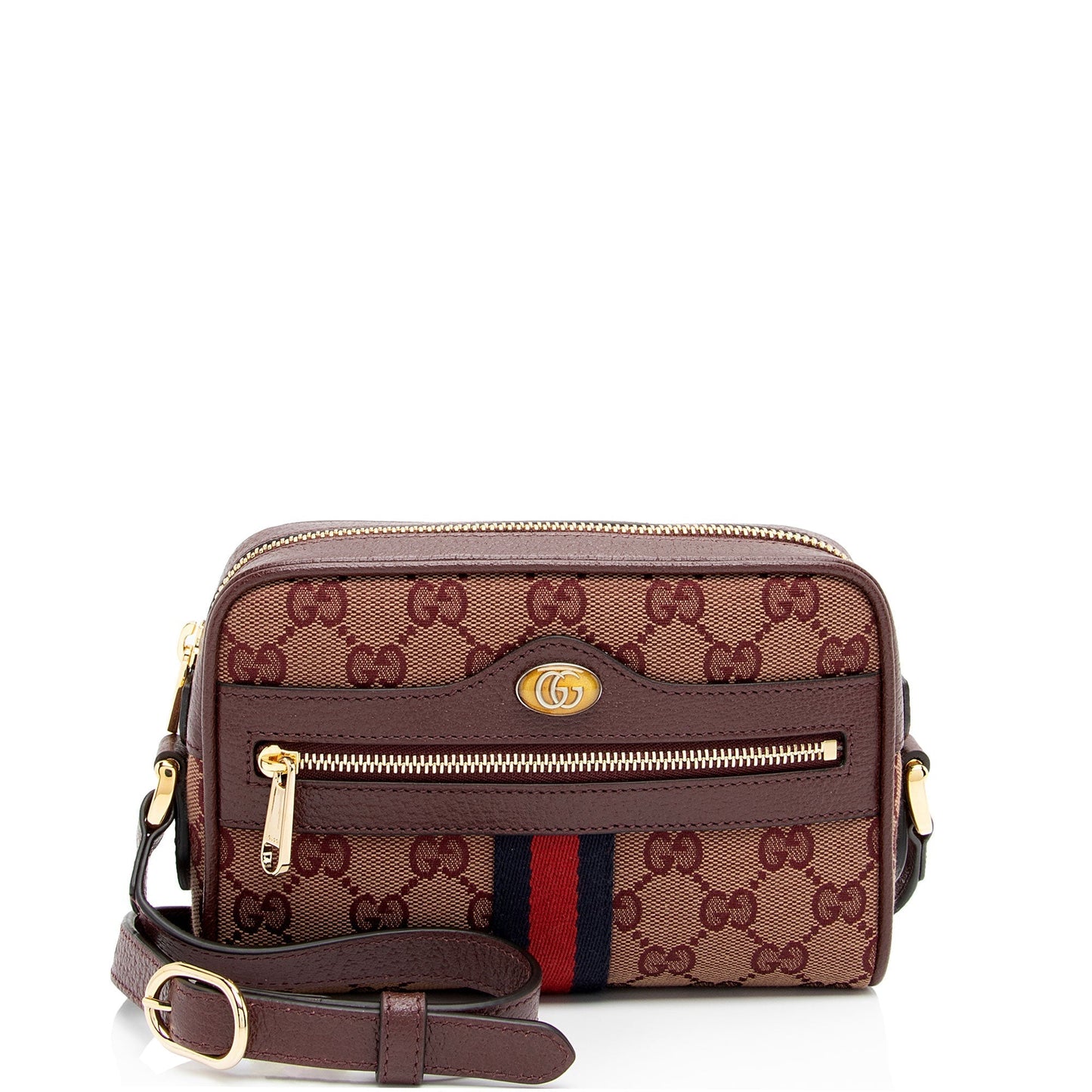 Gucci Nylon Leather Mini Crossbody