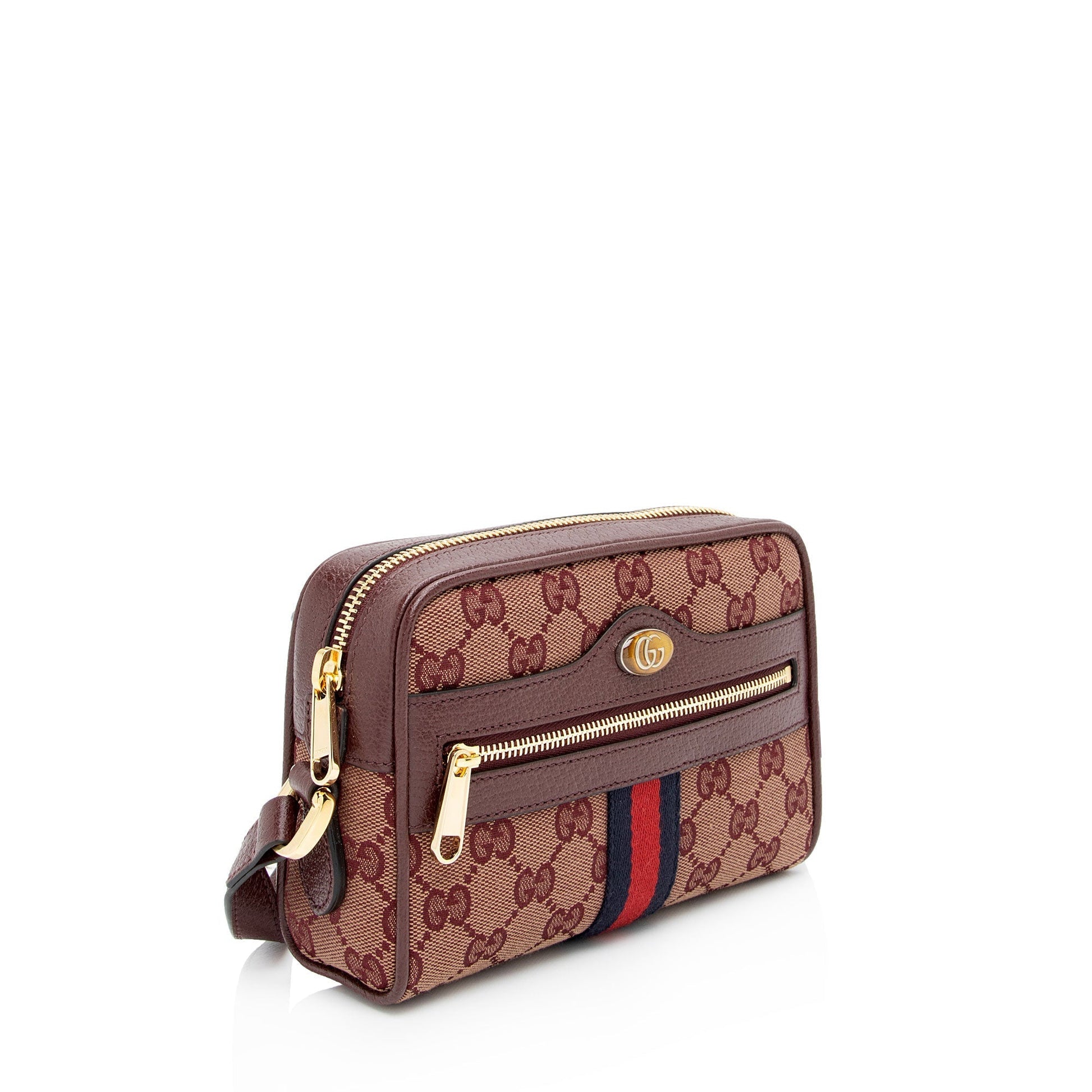 Gucci Nylon Leather Mini Crossbody