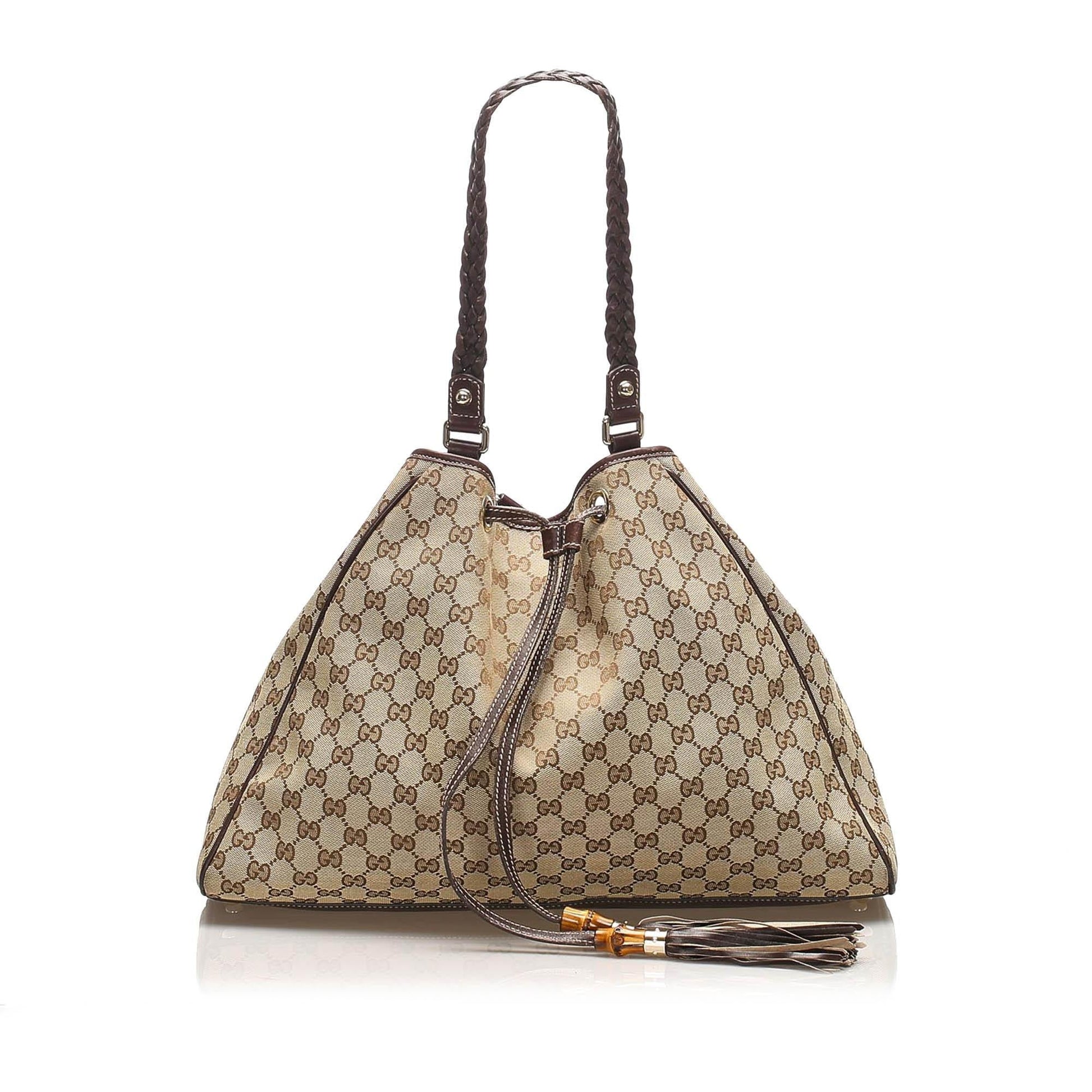 Gucci Canvas Monogram Tote Style 165