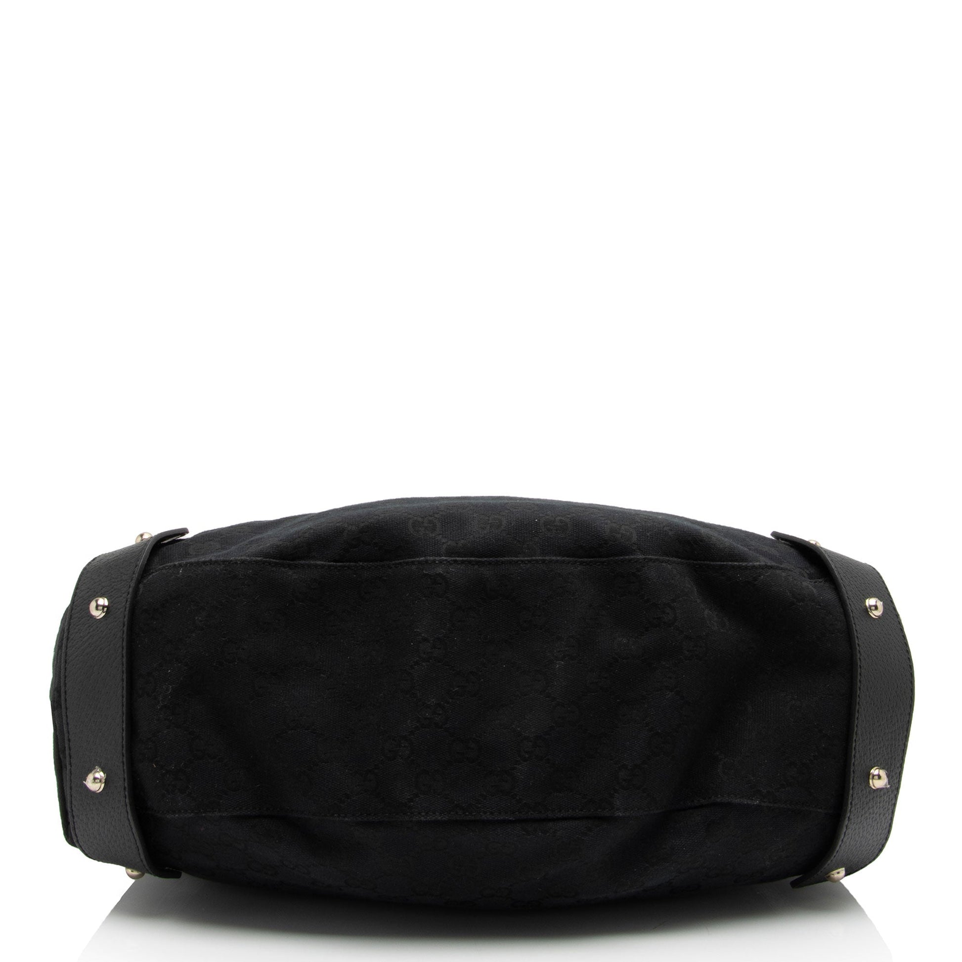 Gucci Leather Canvas Shoulder Bag