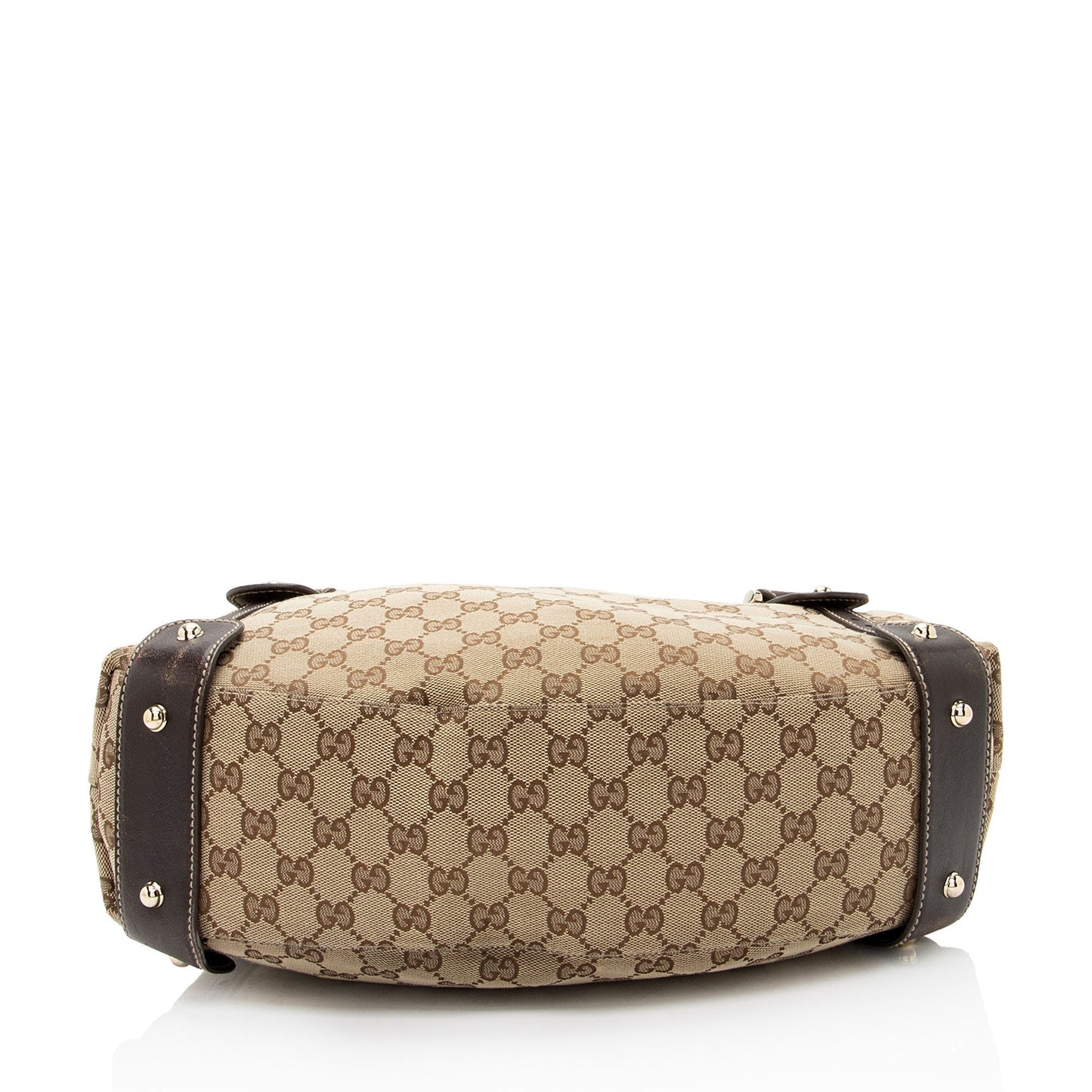 Gucci Leather Canvas Shoulder Bag
