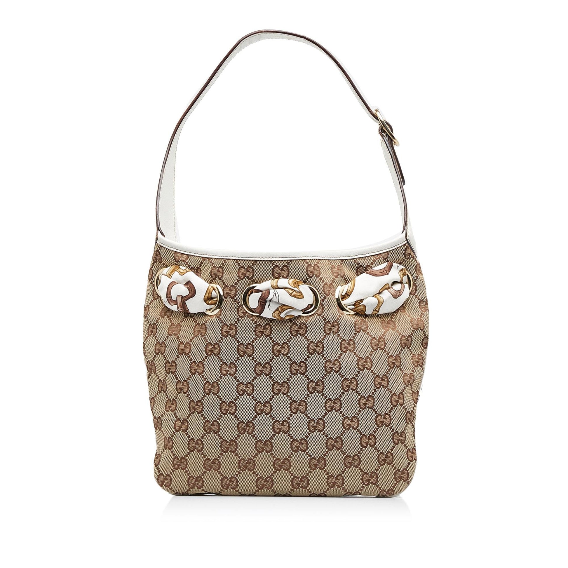 Gucci Canvas Shoulder Bag