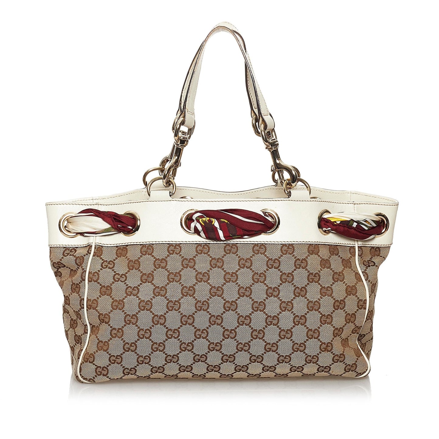 Gucci GG Canvas Positano Tote Bag (SHG-29859)