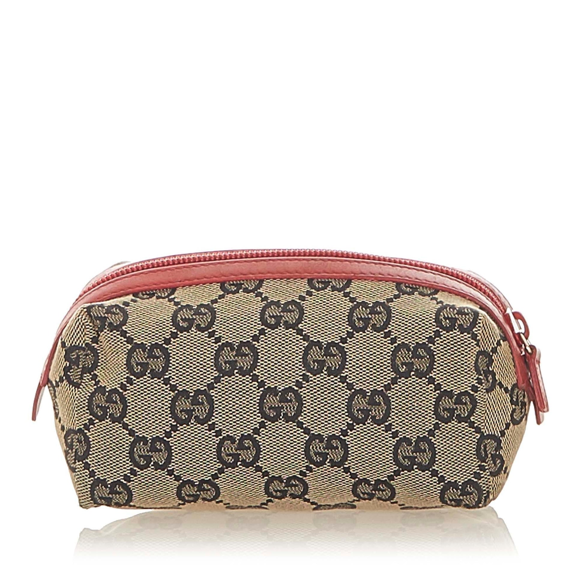 Gucci Leather Canvas Clutch Style 3