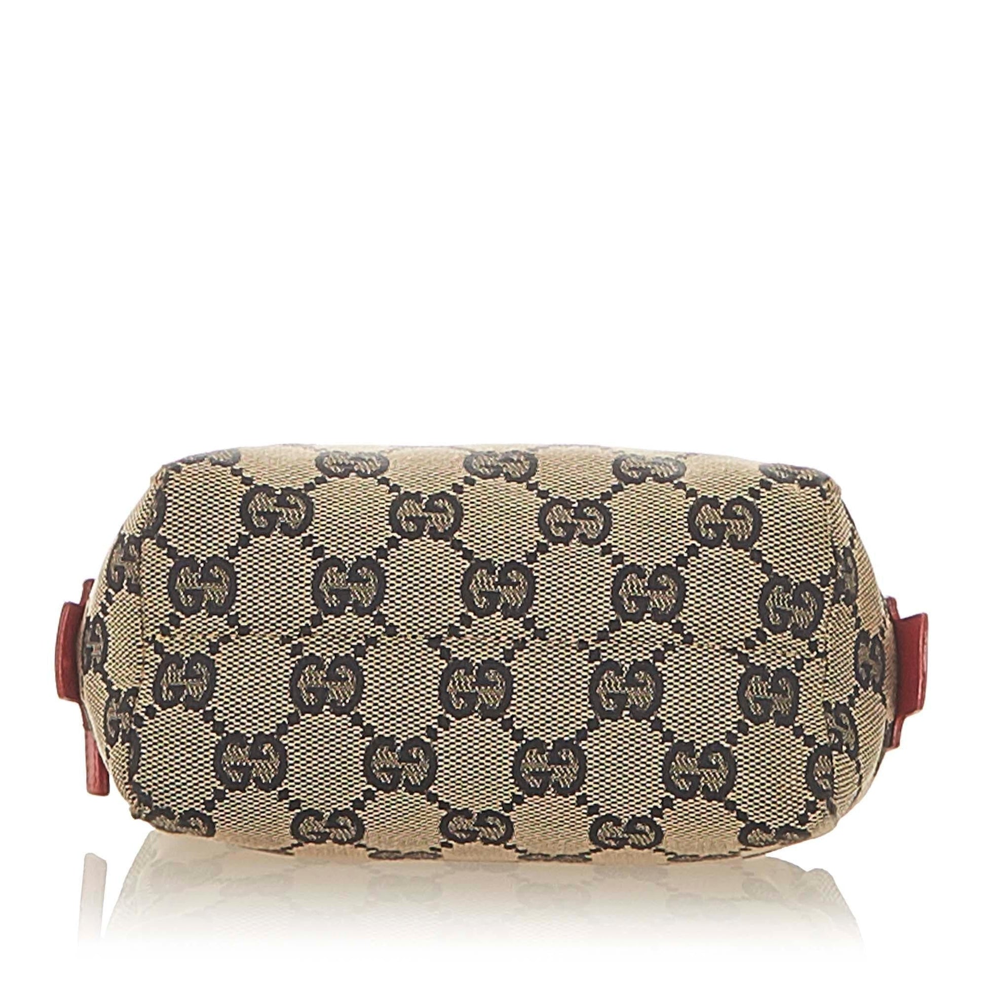 Gucci Leather Canvas Clutch Style 3
