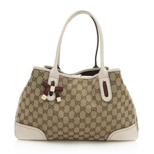 Gucci Princy Canvas Tote Style 2