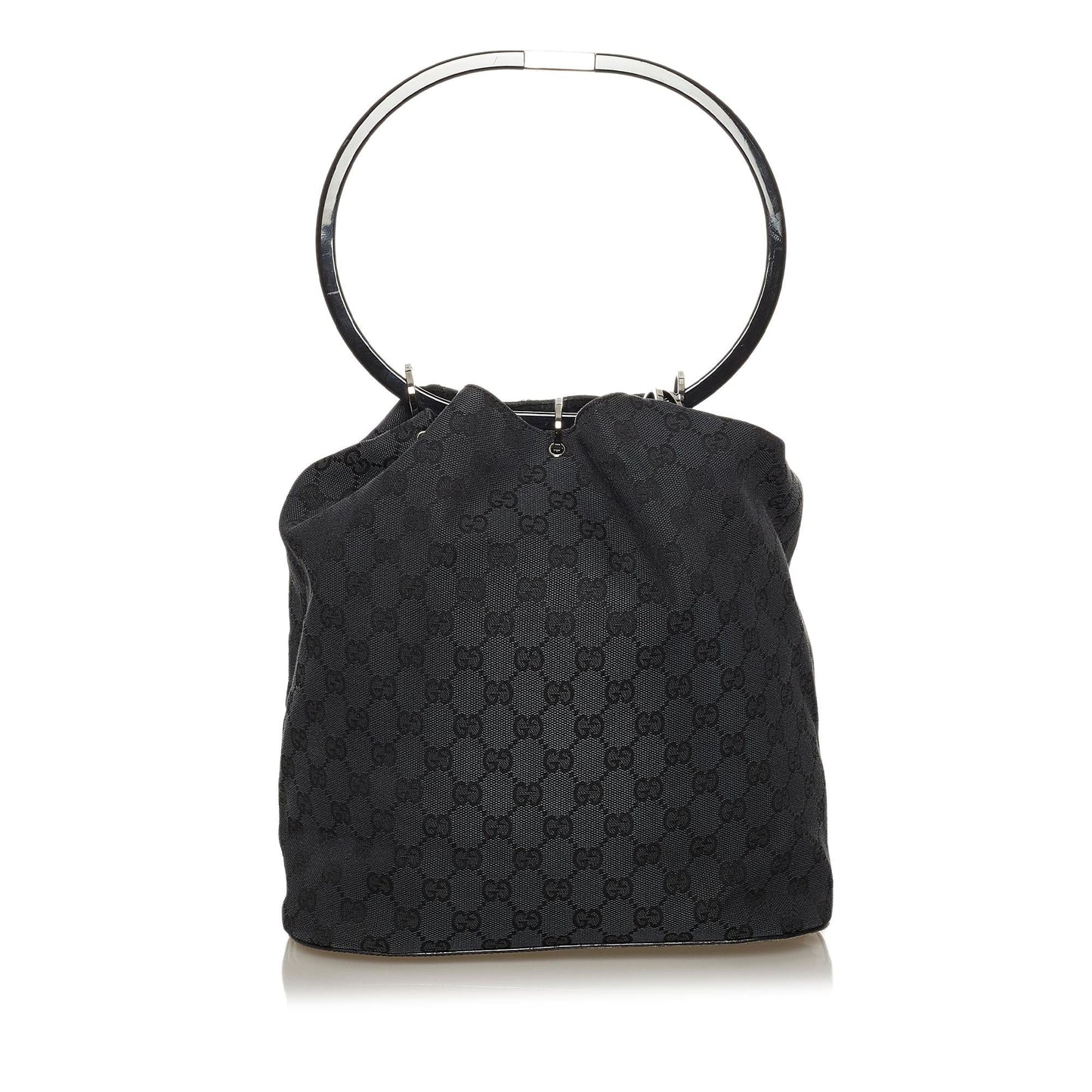 Gucci GG Canvas Ring Handle Handbag (SHG-28500)