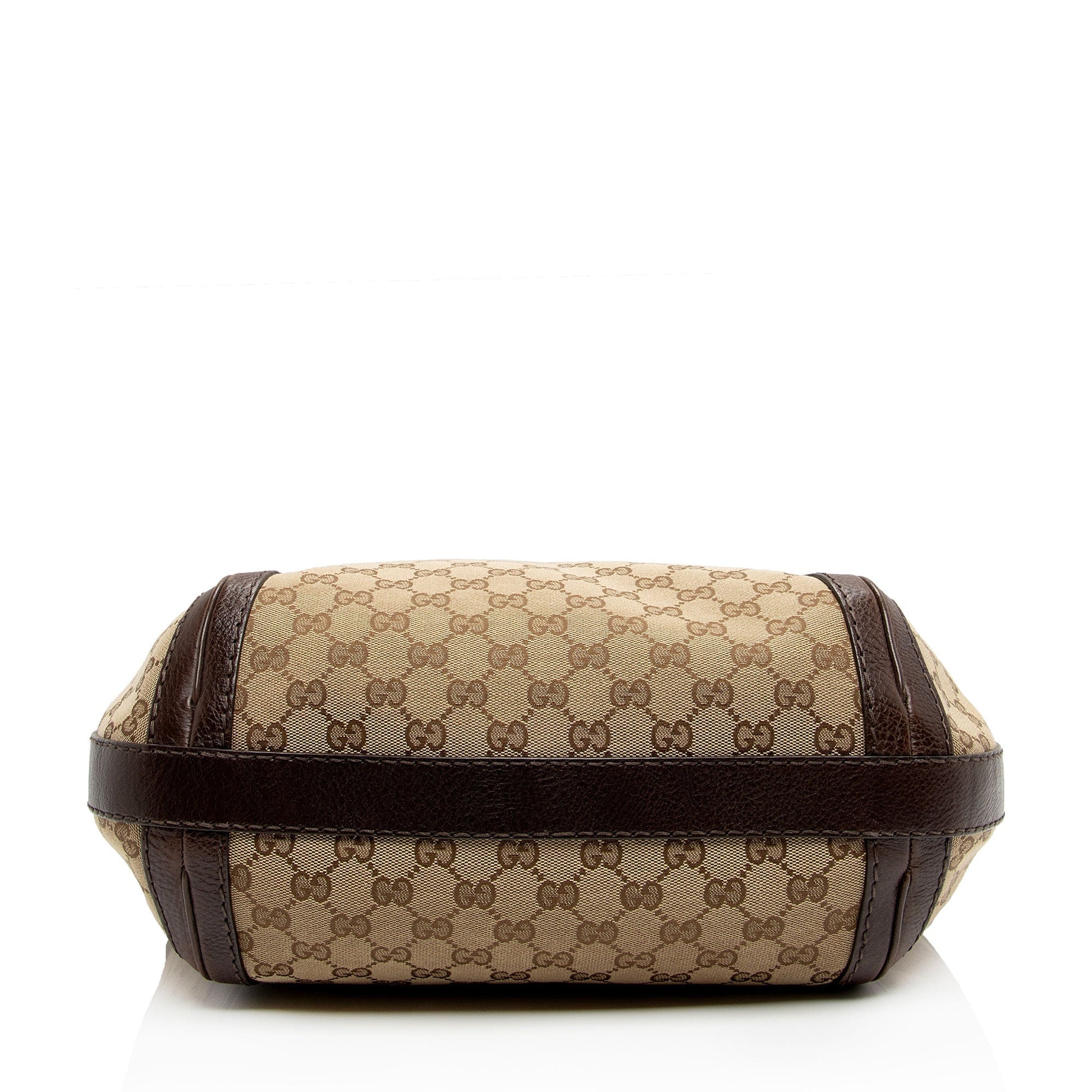 Gucci Leather Canvas Shoulder Bag