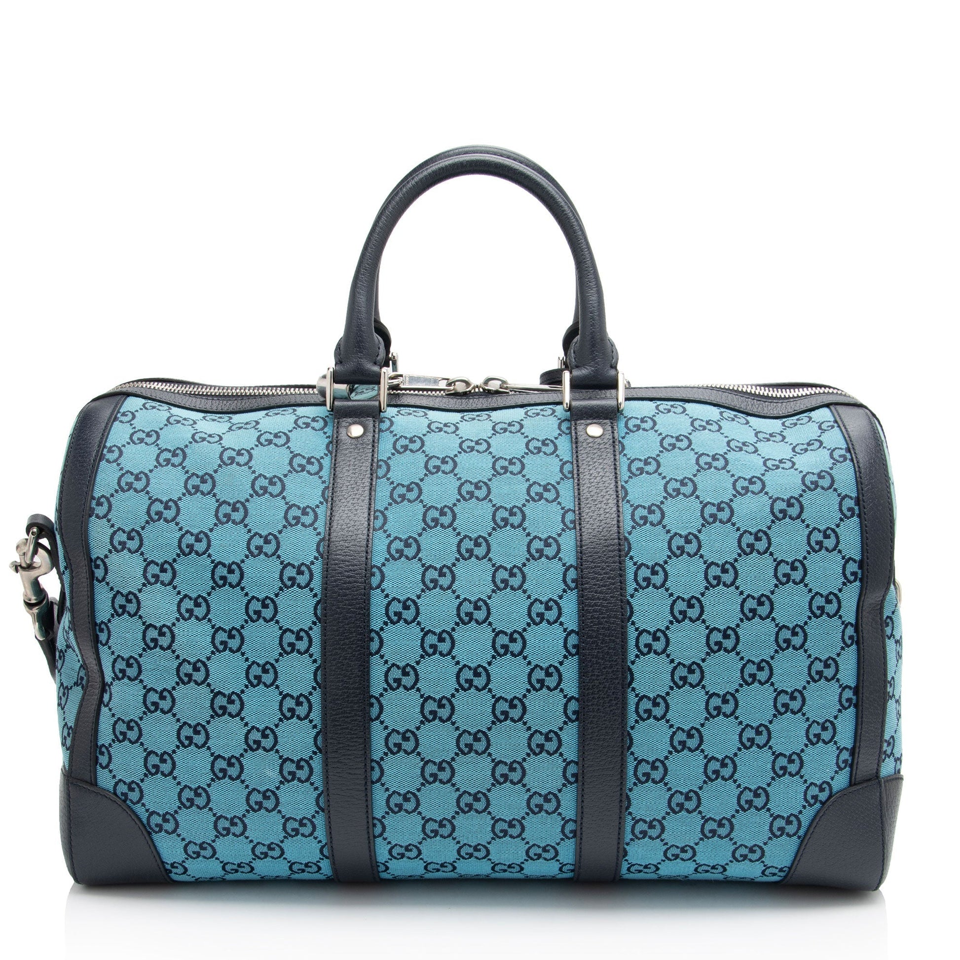 Gucci GG Canvas Savoy Medium Duffle (SHF-8zVTxr)