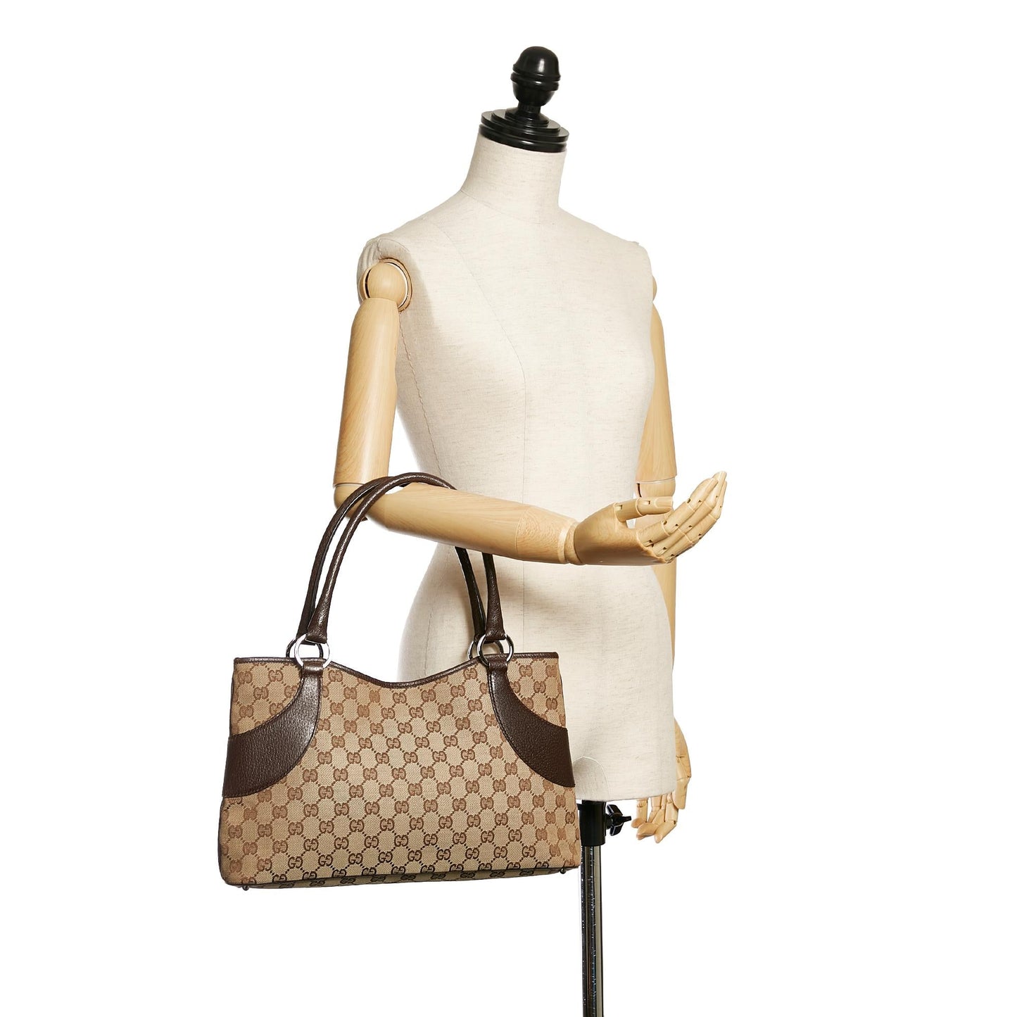 Gucci GG Canvas Shoulder Bag (SHG-29069)