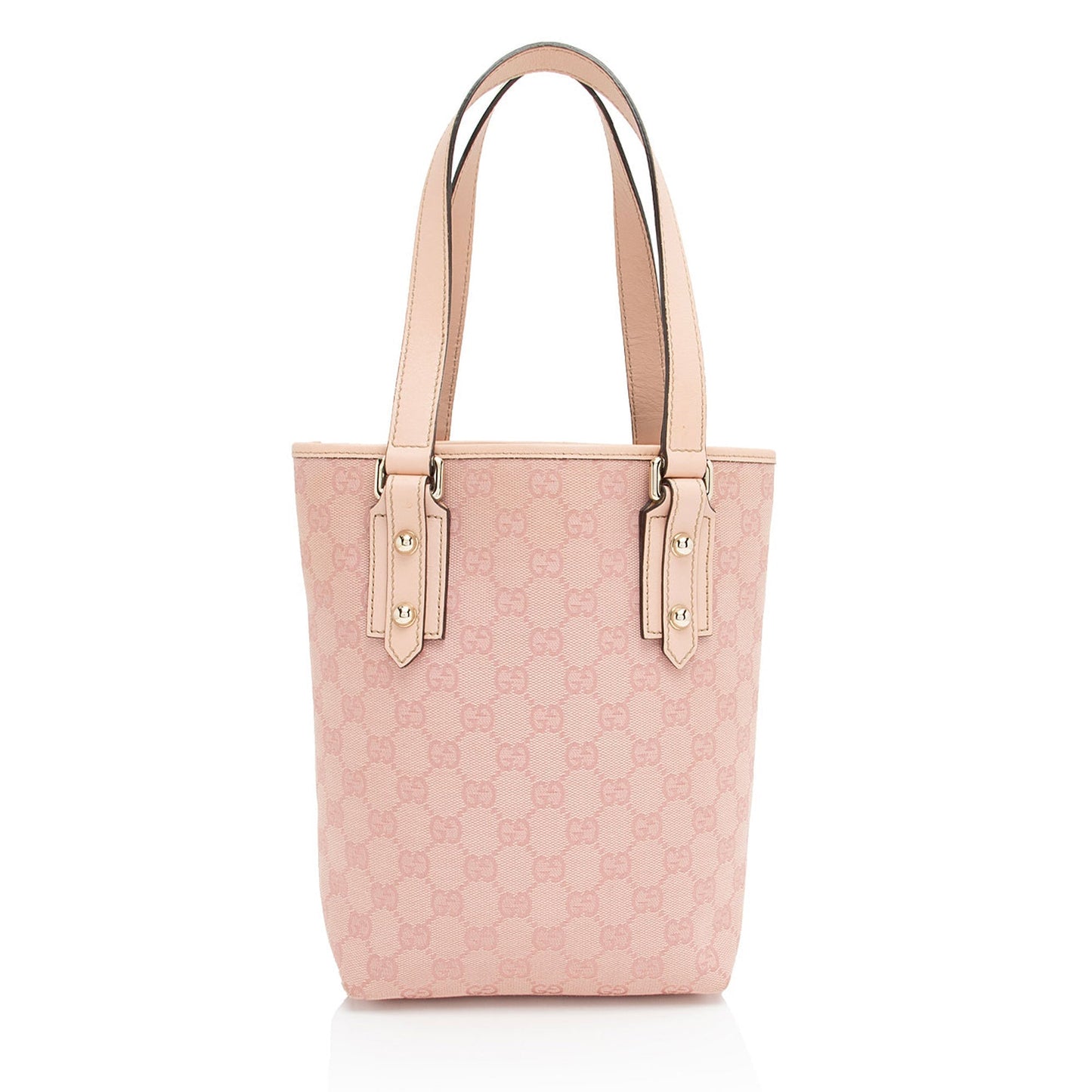 Gucci Leather Canvas Tote