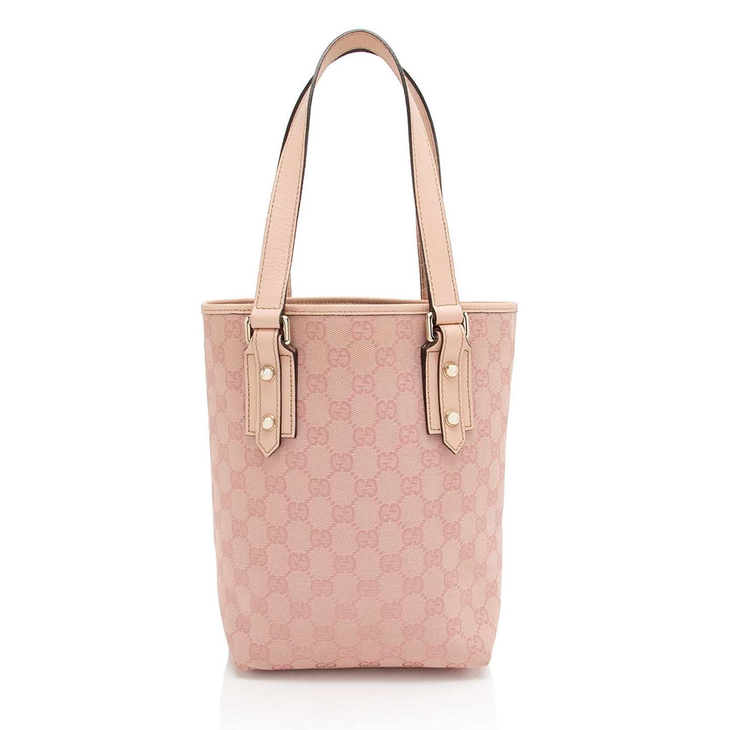 Gucci Leather Canvas Tote