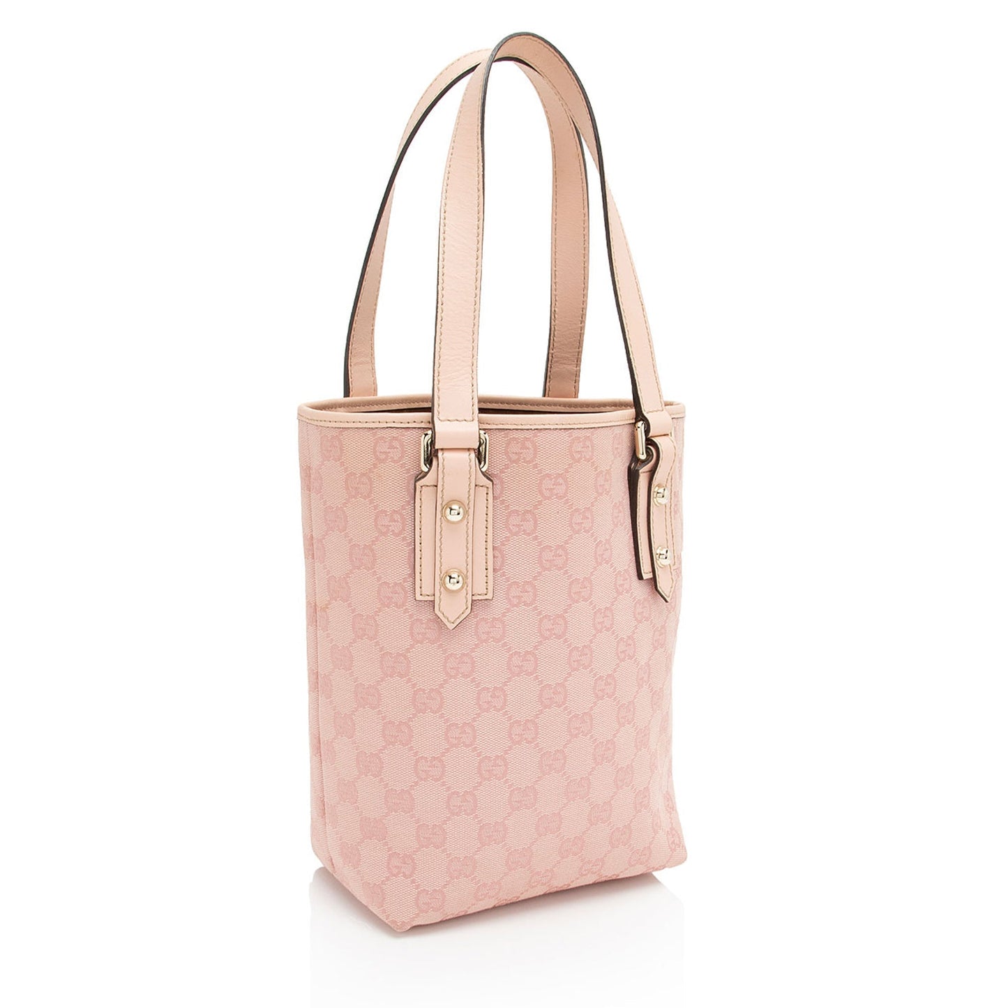 Gucci Leather Canvas Tote