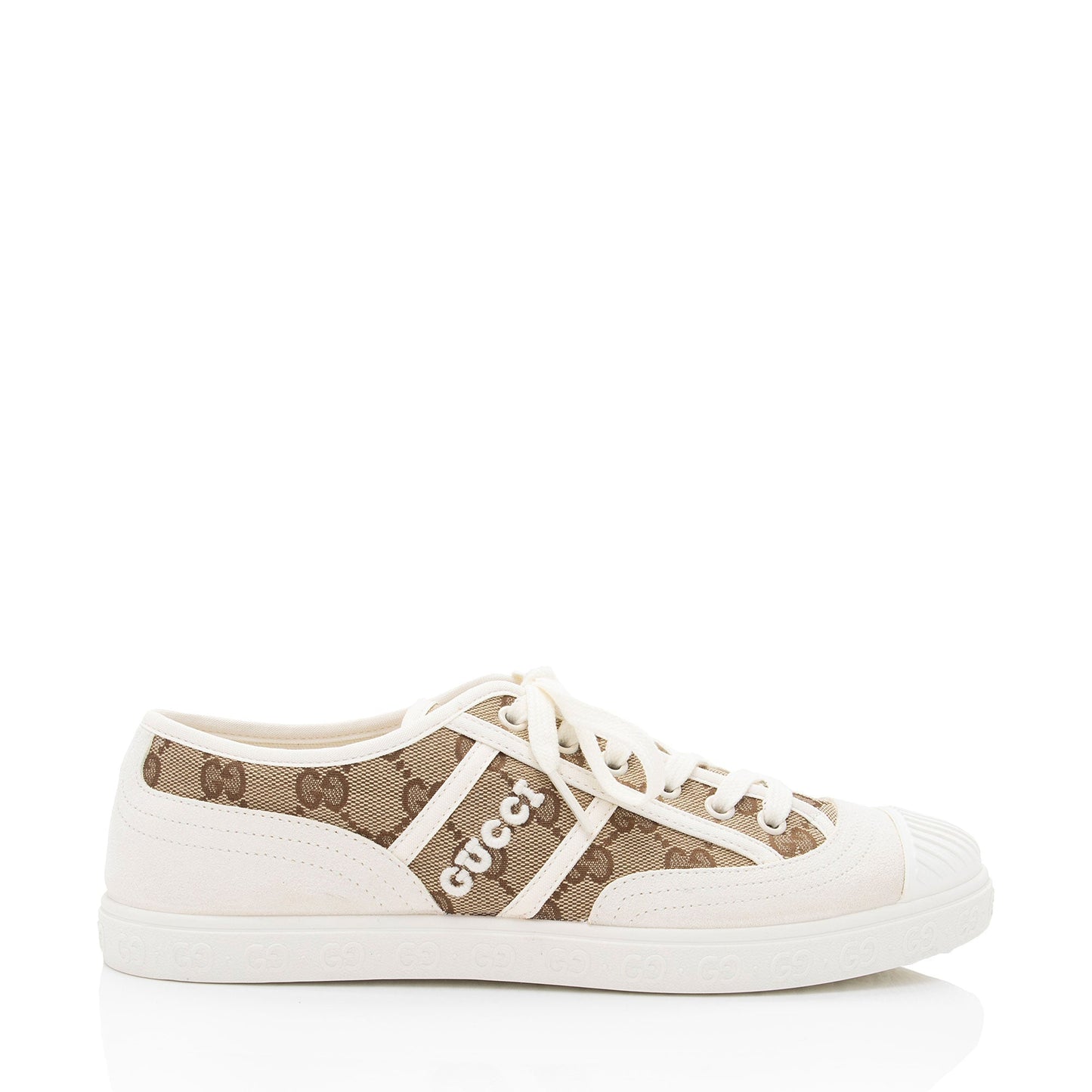 Gucci GG Canvas Sneakers - Size 8 / 38 (SHF-lc2jmk)