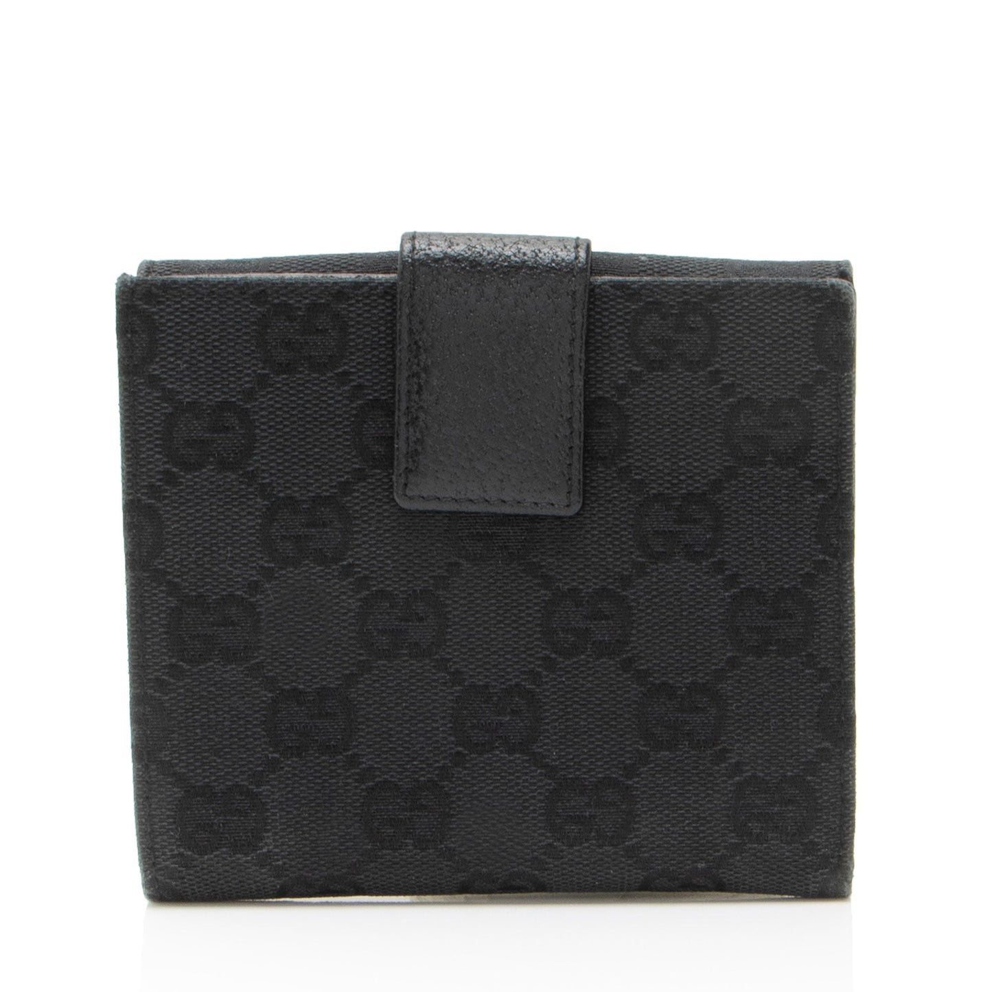 Gucci GG Canvas Studded French Wallet