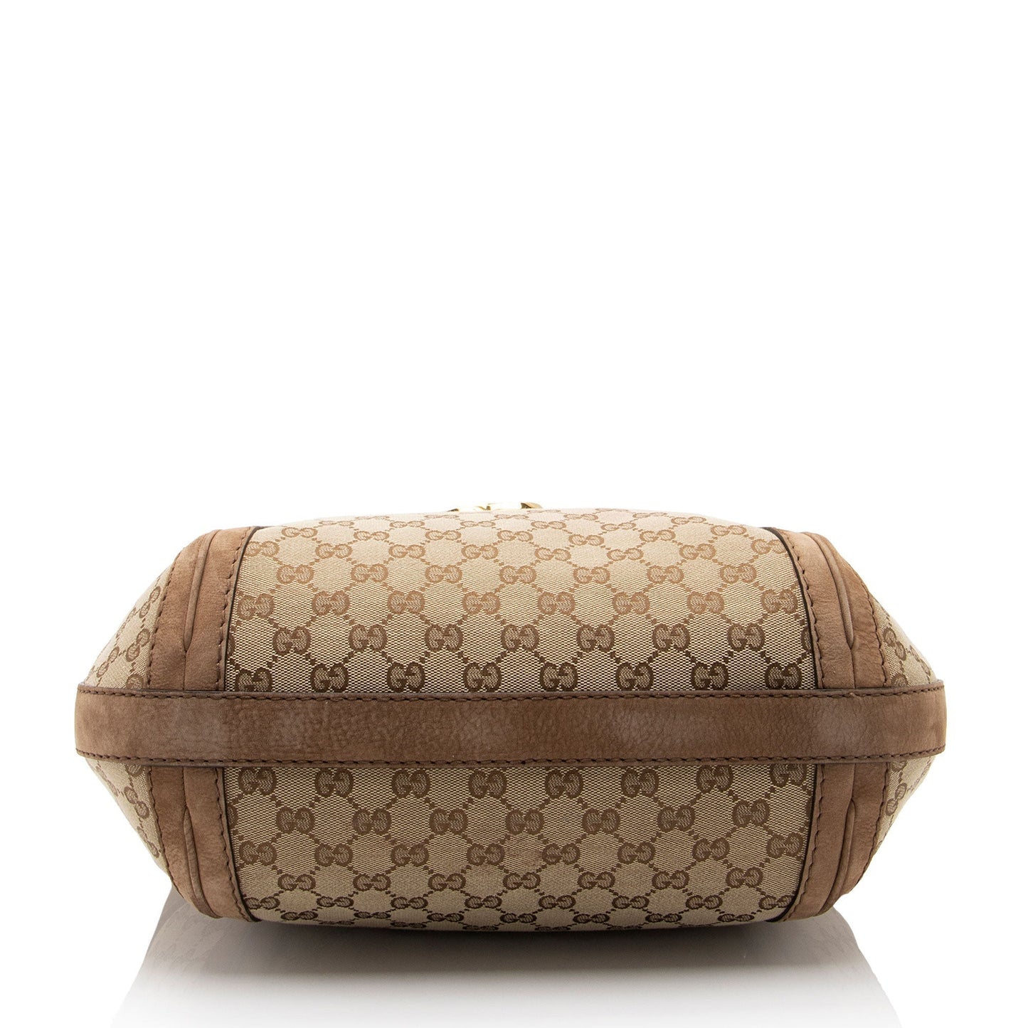 Gucci Leather Canvas Shoulder Bag