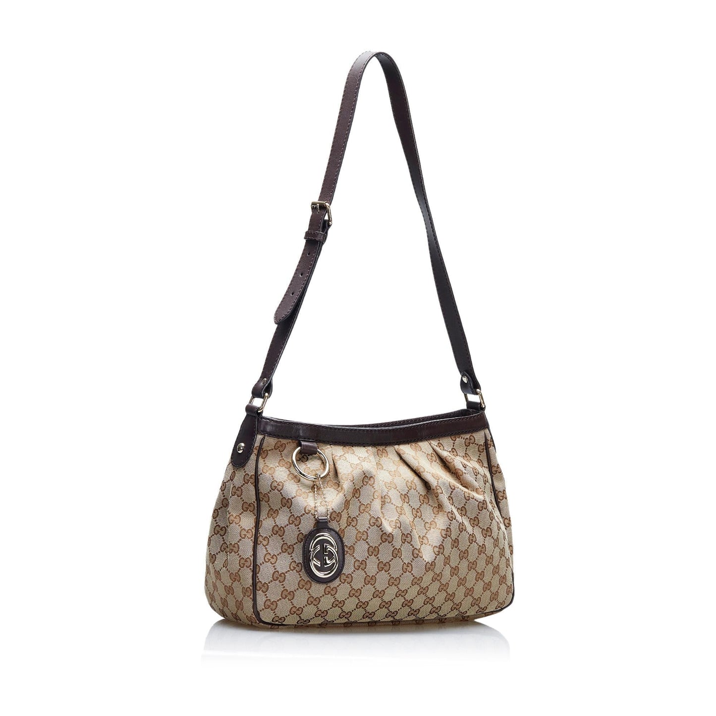 Gucci GG Canvas Sukey Crossbody Bag (SHG-mfMR1u)