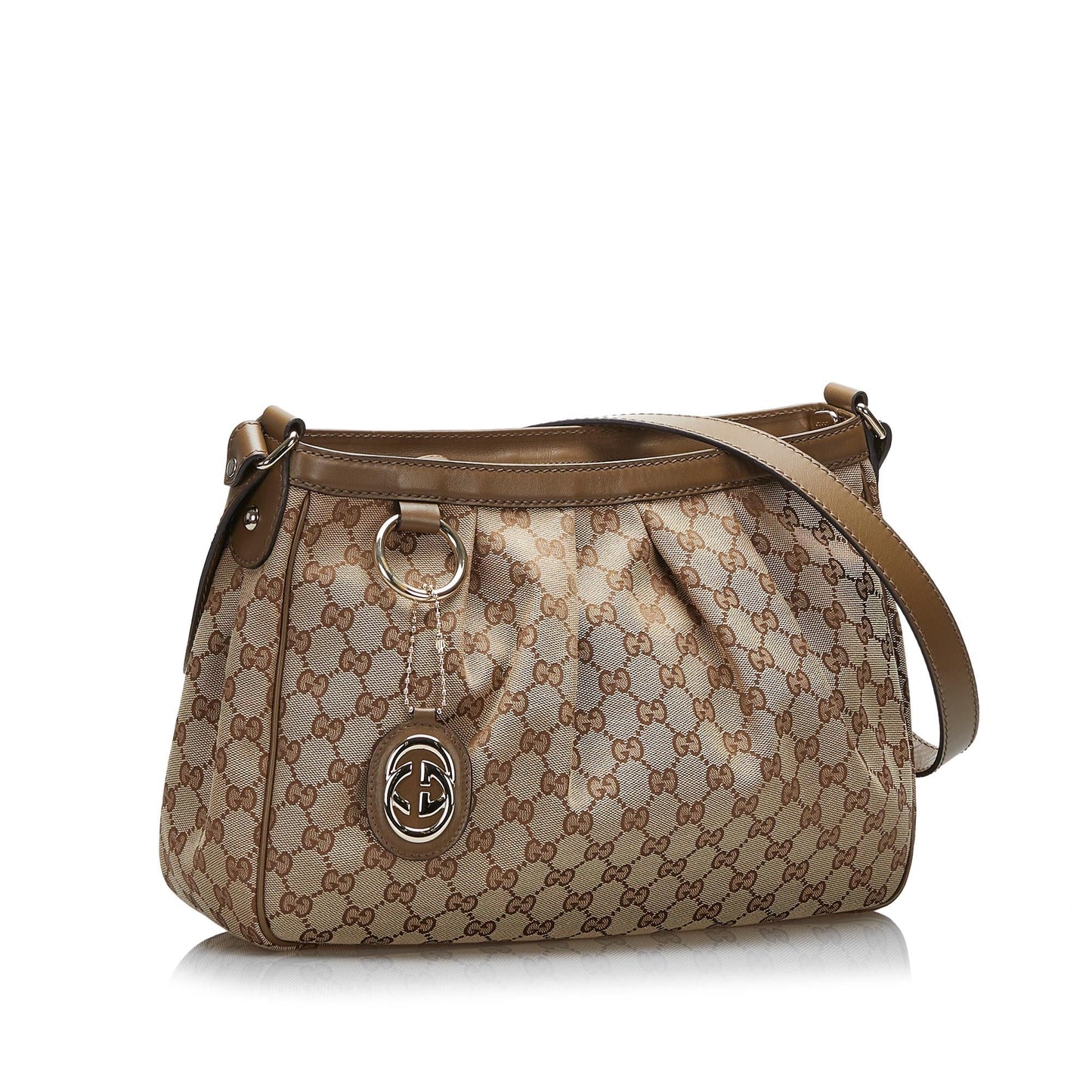 Gucci GG Canvas Sukey Crossbody Bag (SHG-hjOHd7)