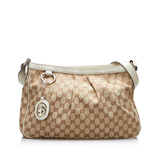 Gucci GG Canvas Sukey Crossbody (SHG-0kv9rv)