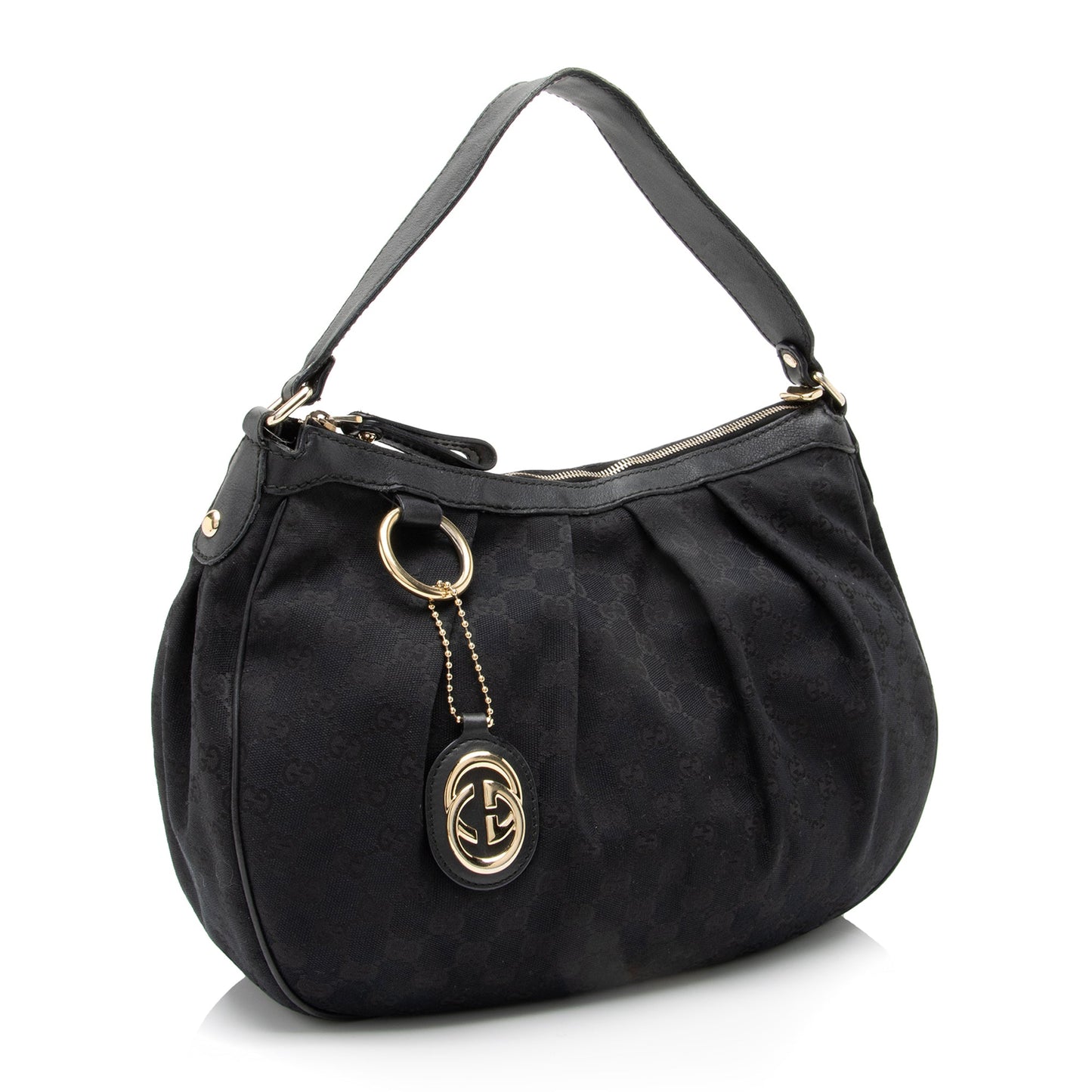 Gucci GG Canvas Sukey Hobo (SHF-23397)