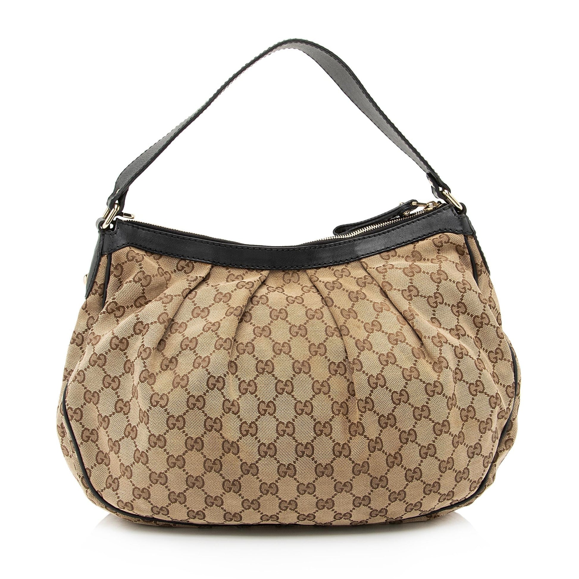 Gucci GG Canvas Sukey Hobo (SHF-23805)