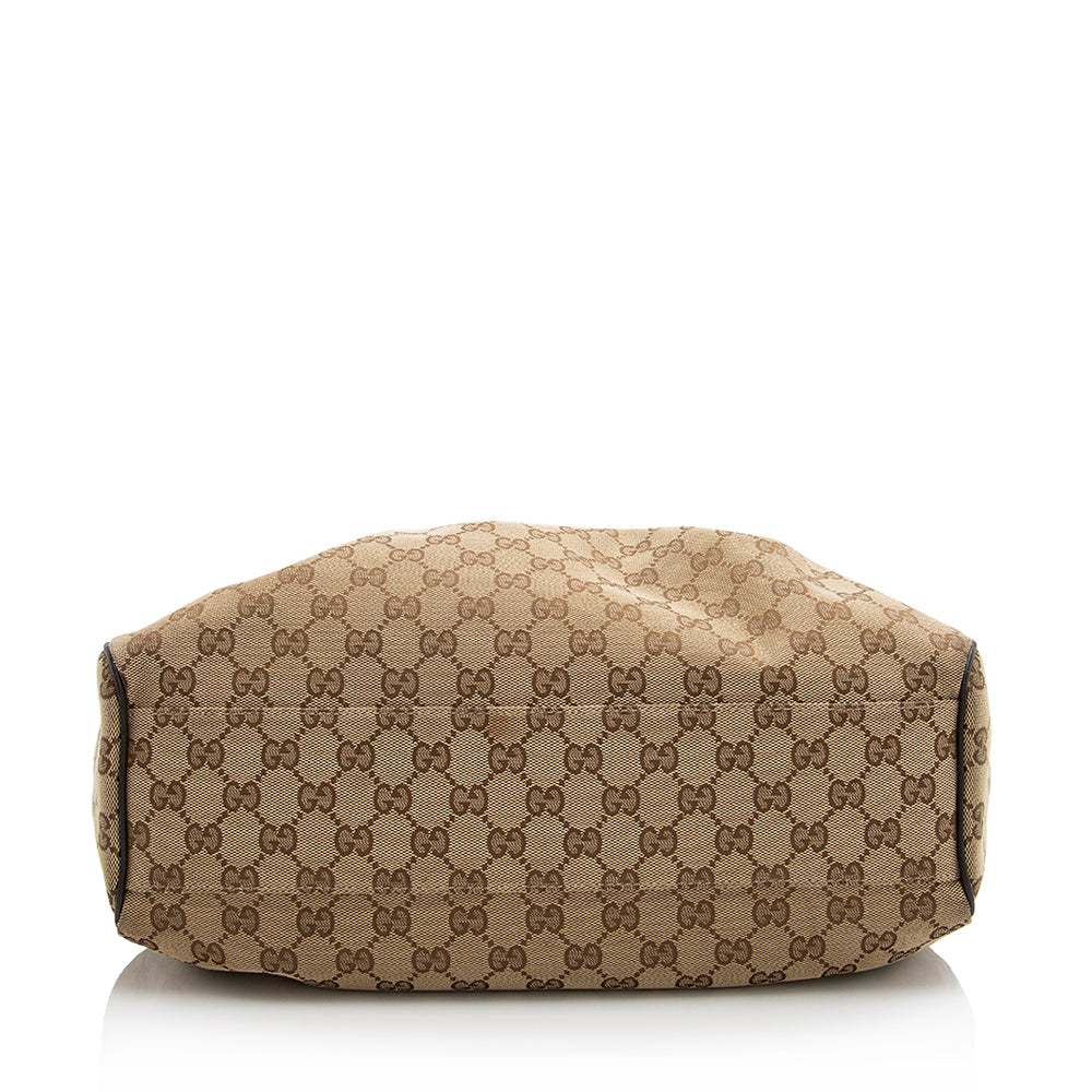 Gucci GG Canvas Sukey Medium Tote (SHF-21959)