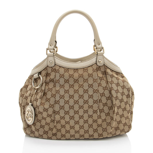 Gucci GG Canvas Sukey Medium Tote