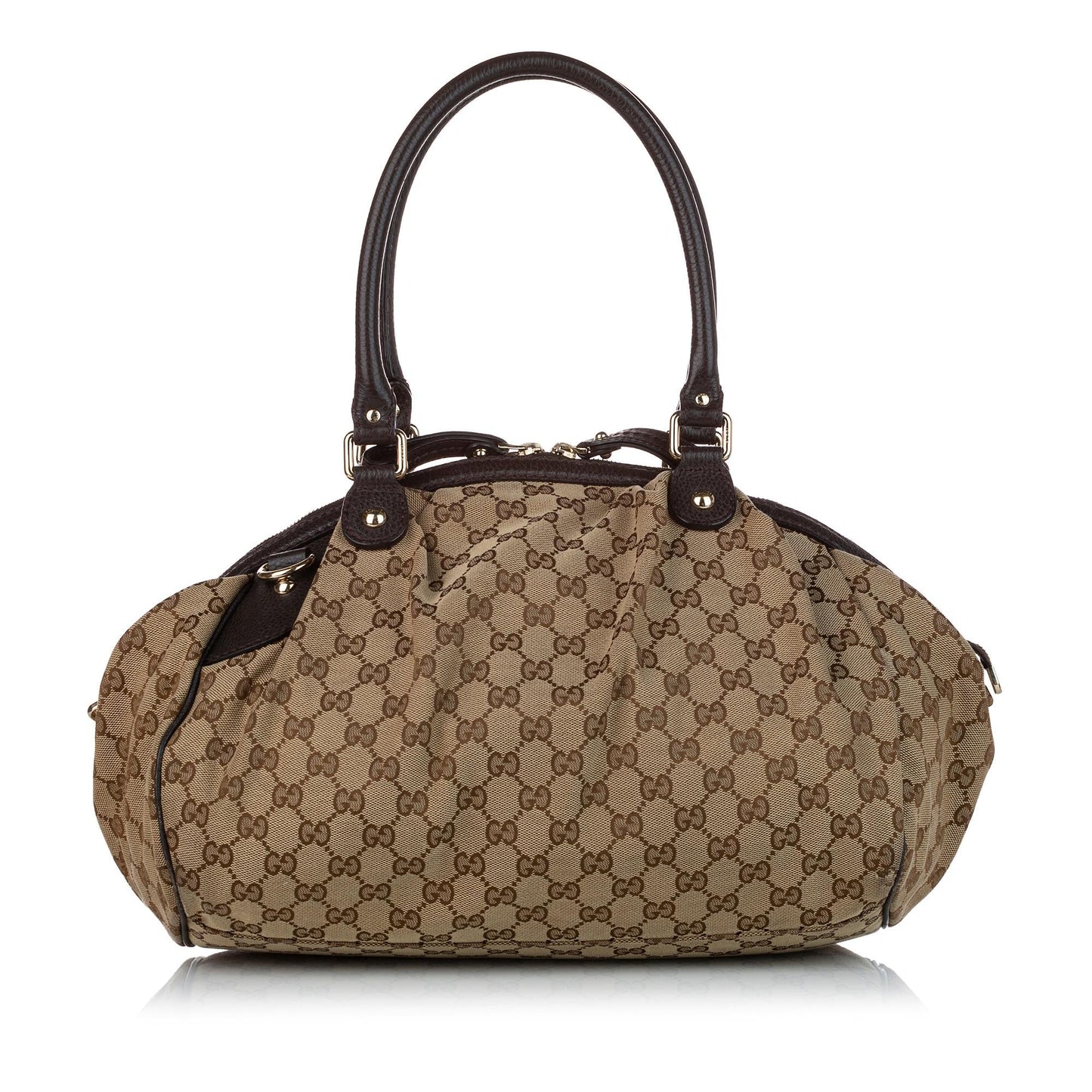 Gucci GG Canvas Sukey Satchel (SHG-37363)