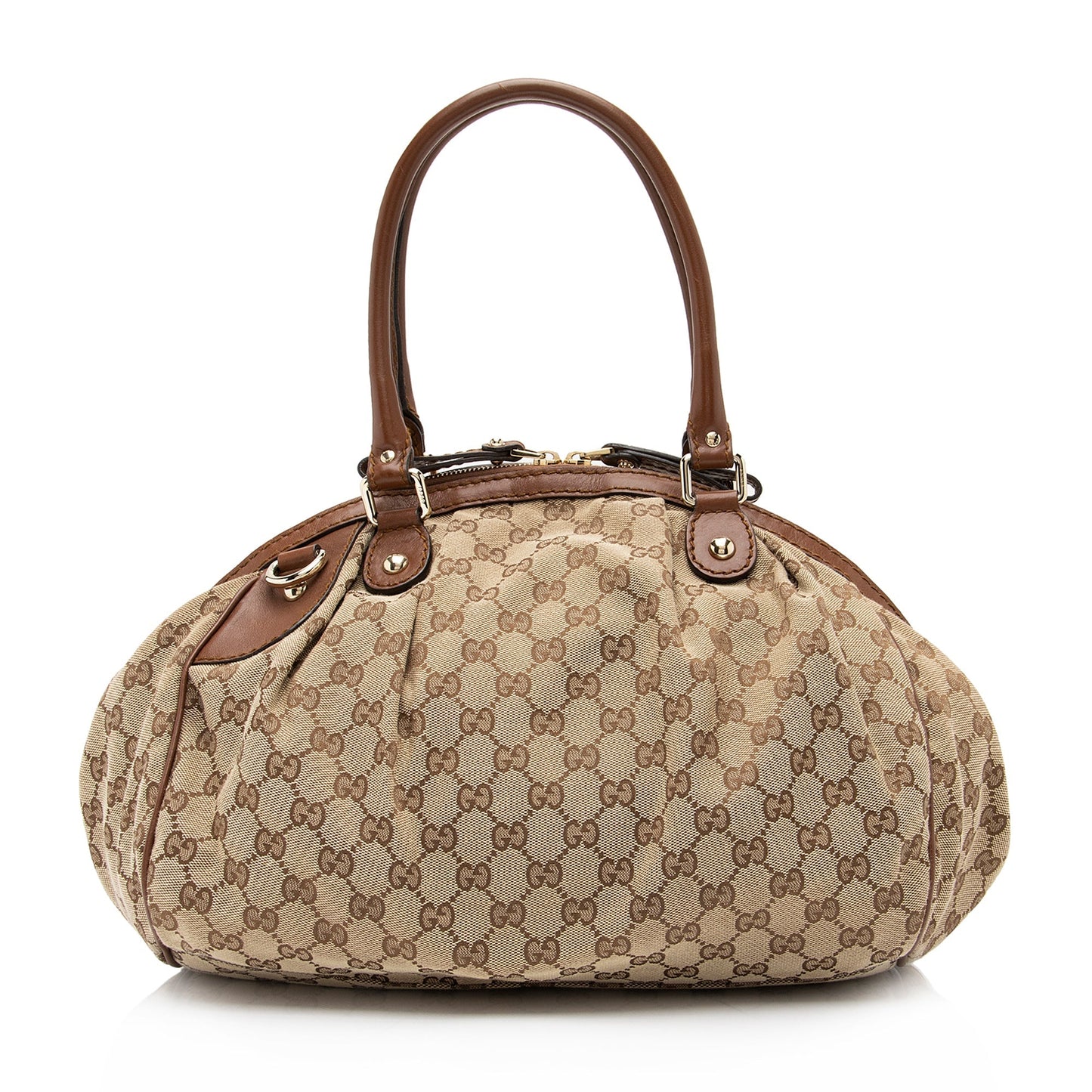 Gucci GG Canvas Sukey Satchel (SHF-LMfHFS)