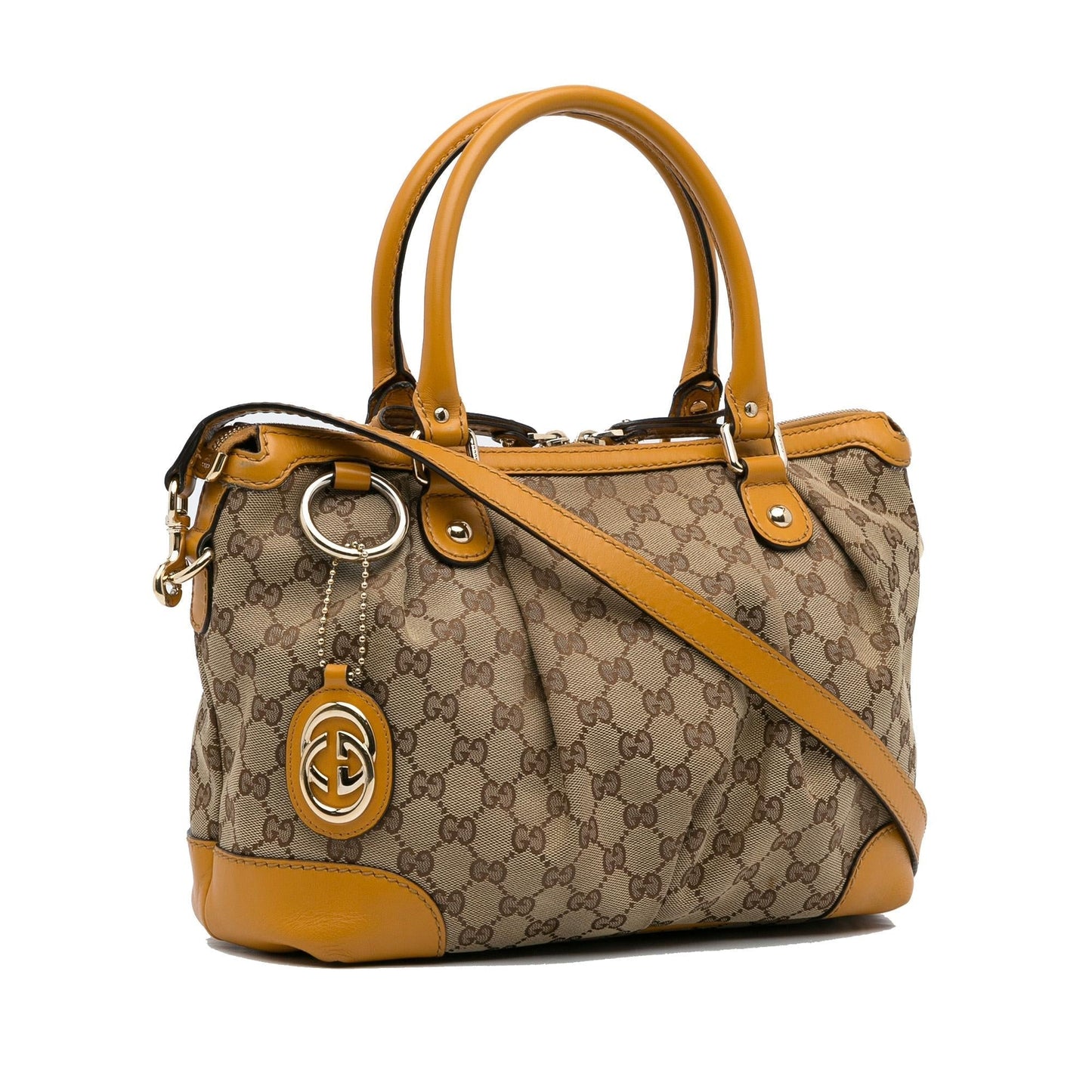 Gucci Canvas Shoulder Bag