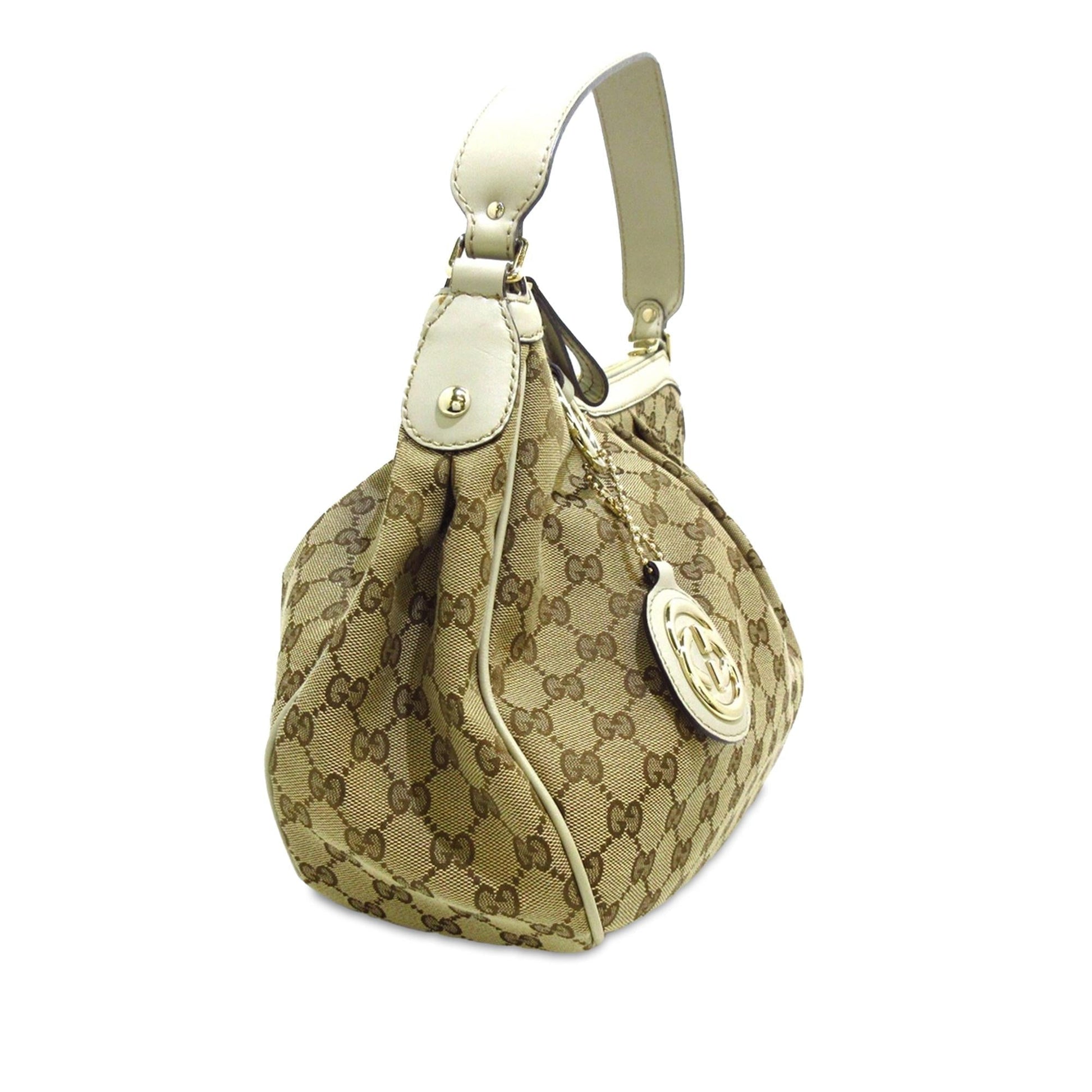 Gucci Canvas Shoulder Bag