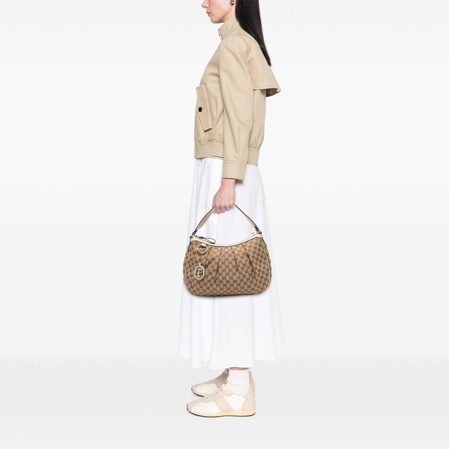 Gucci GG Canvas Sukey Shoulder Bag