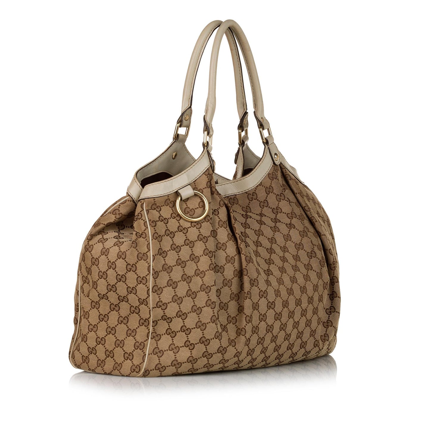 Gucci GG Canvas Sukey Tote Bag (SHG-34104)