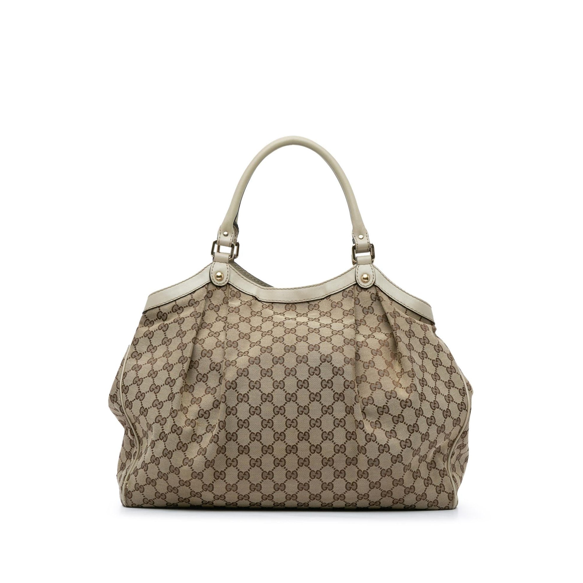 Gucci GG Canvas Sukey Tote (SHG-7pSVx4)