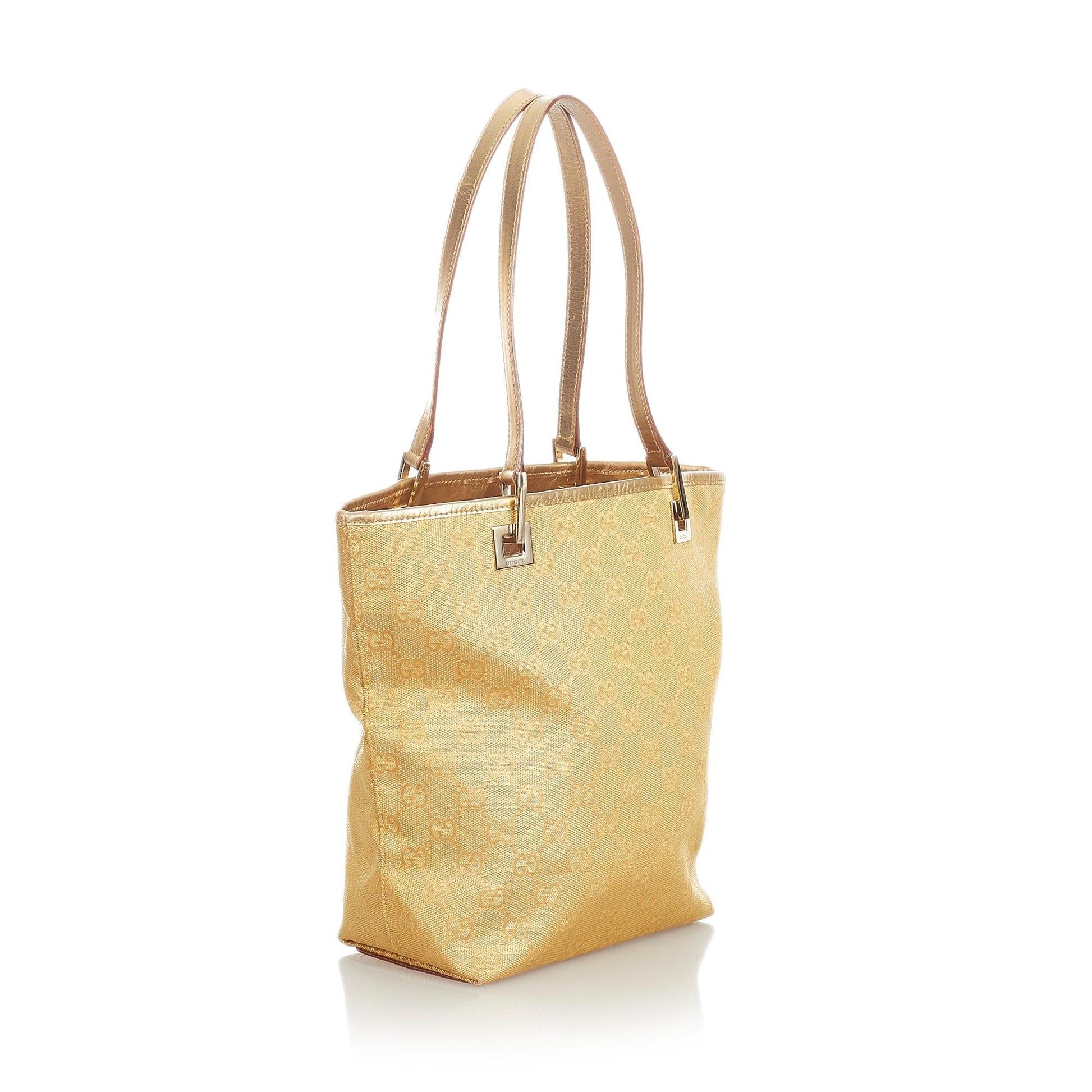 Gucci GG Canvas Tote Bag (SHG-34022)