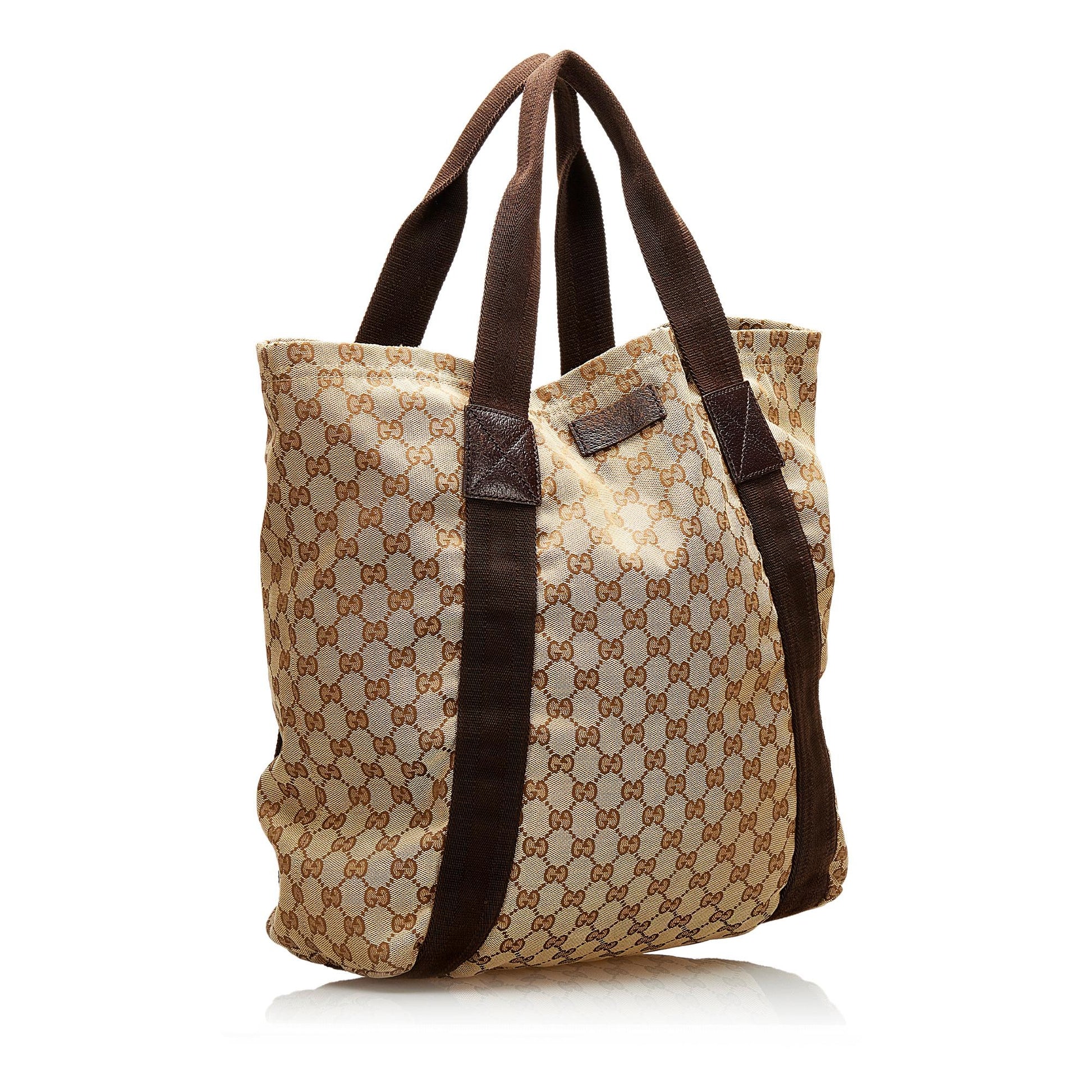 Gucci GG Canvas Tote Bag (SHG-35965)