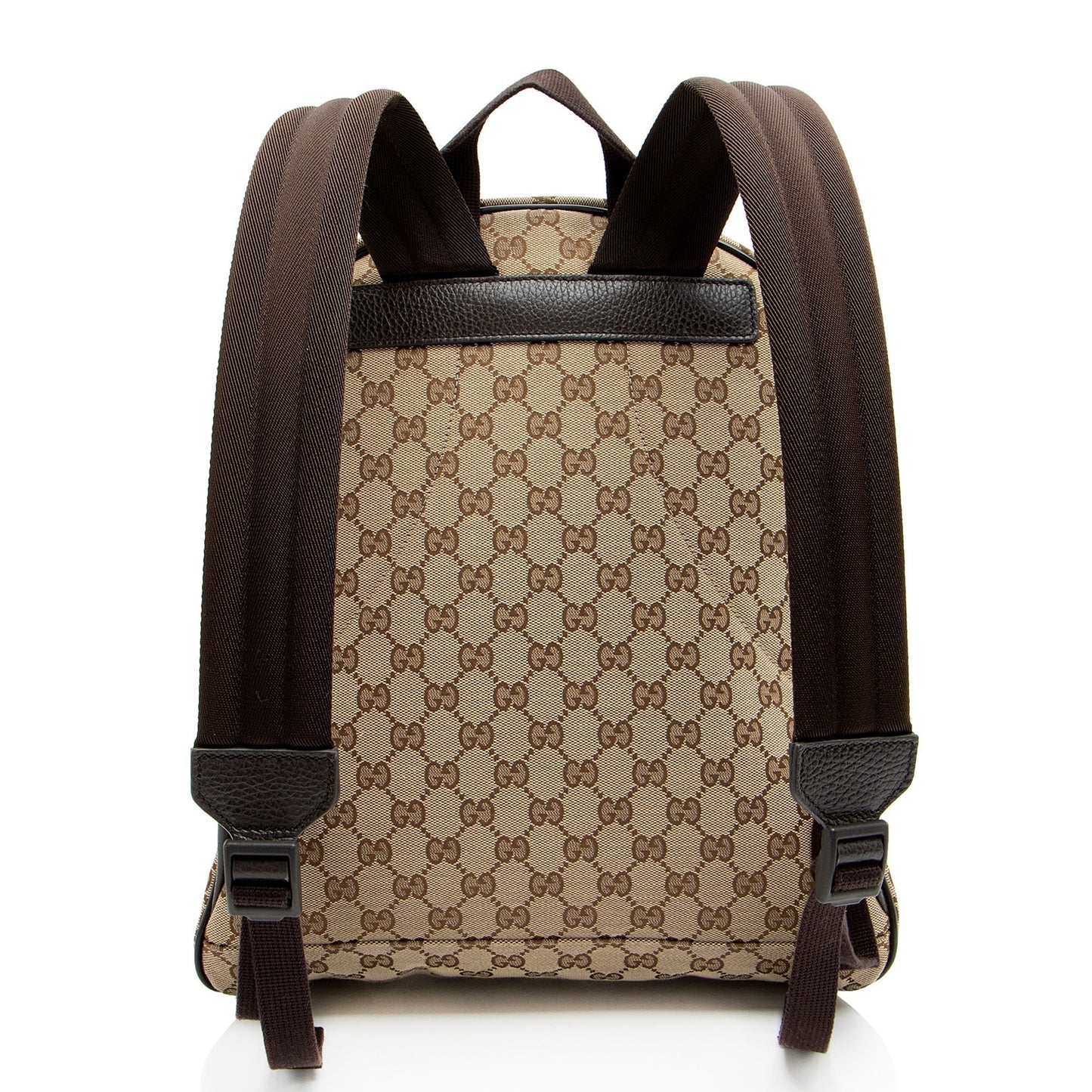 Gucci Nylon Leather Canvas Shoulder Bag
