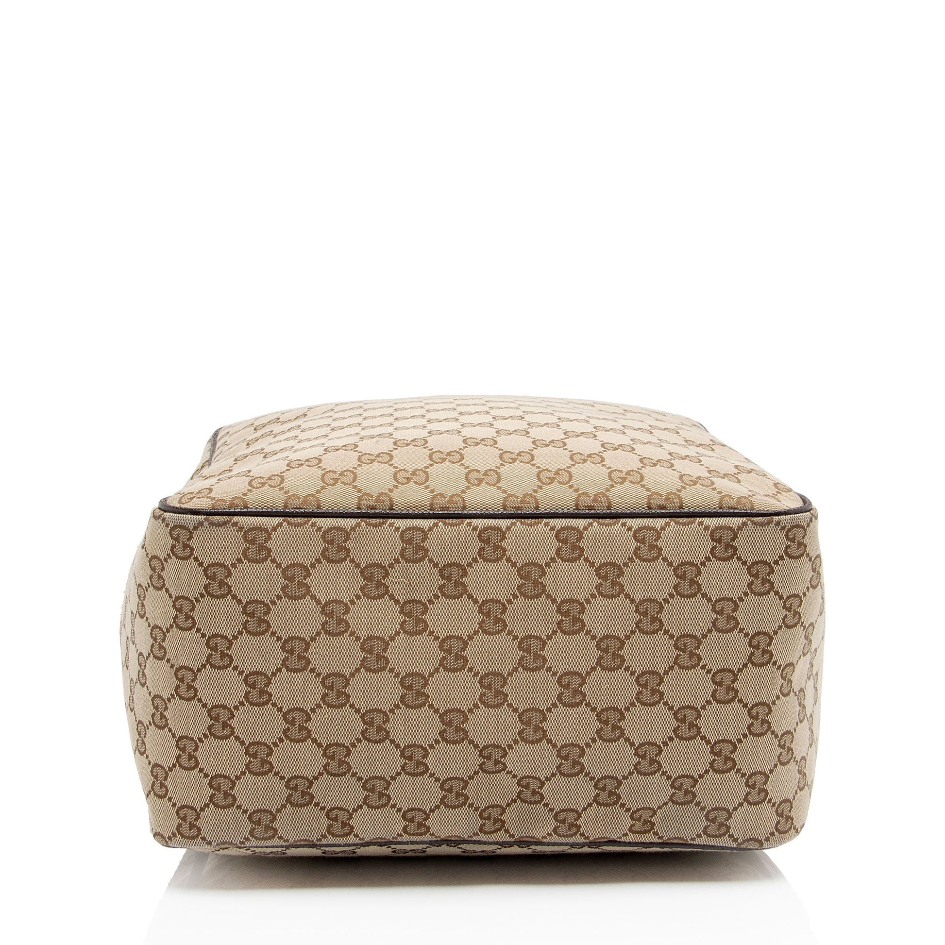 Gucci Nylon Leather Canvas Shoulder Bag