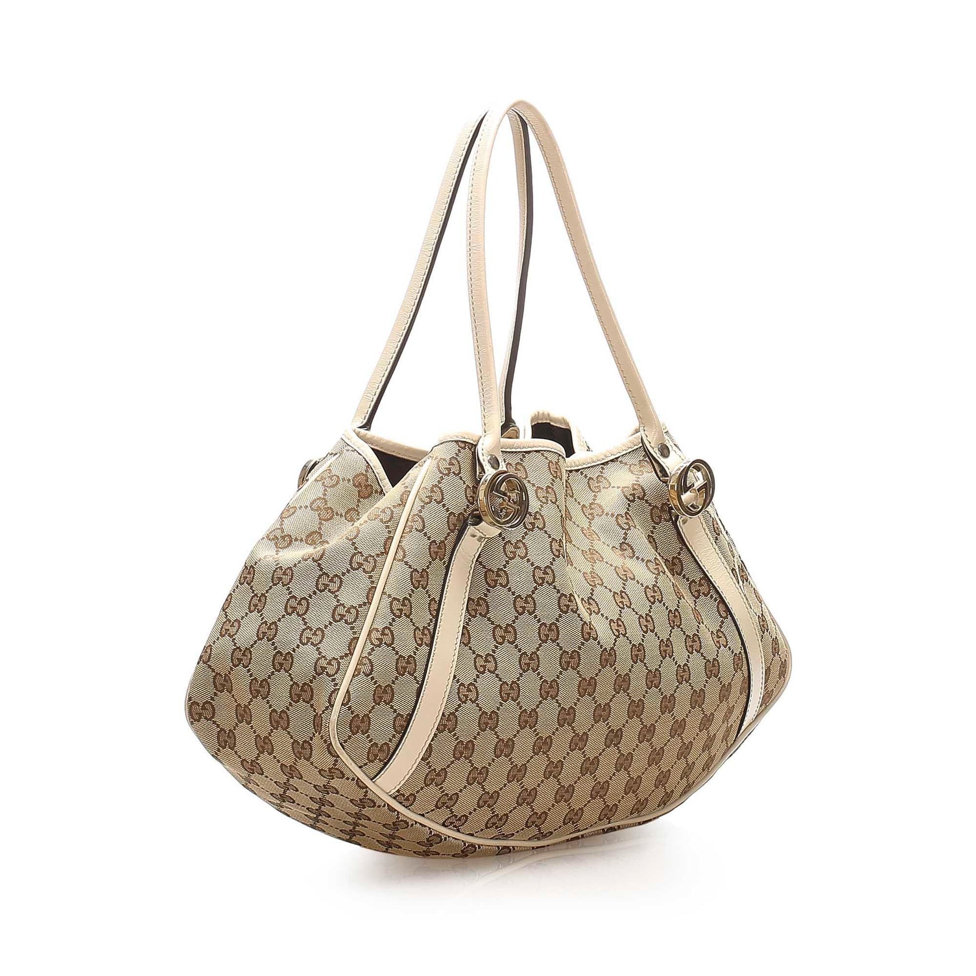 Gucci Canvas Monogram Tote Style 128