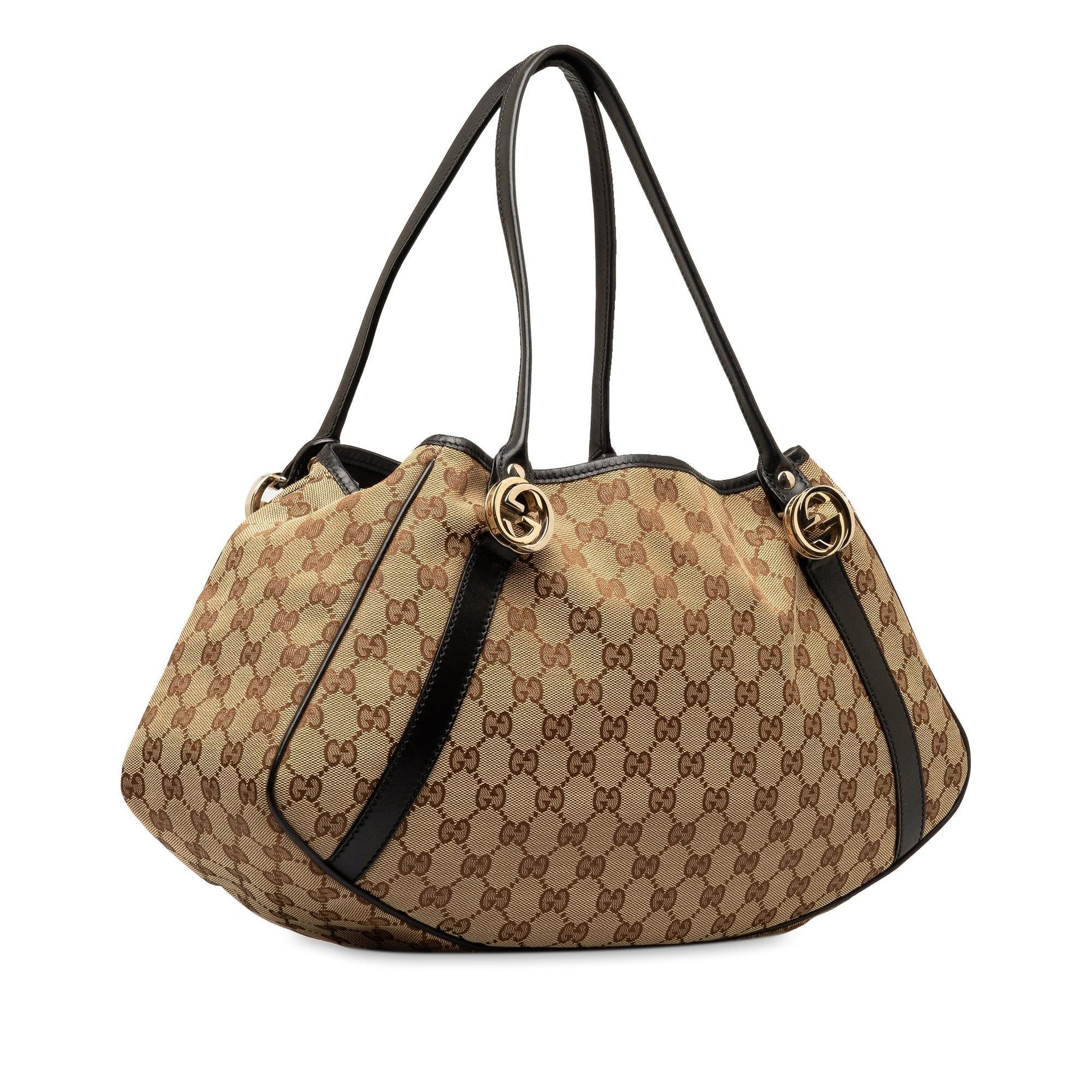 Gucci Canvas Shoulder Bag