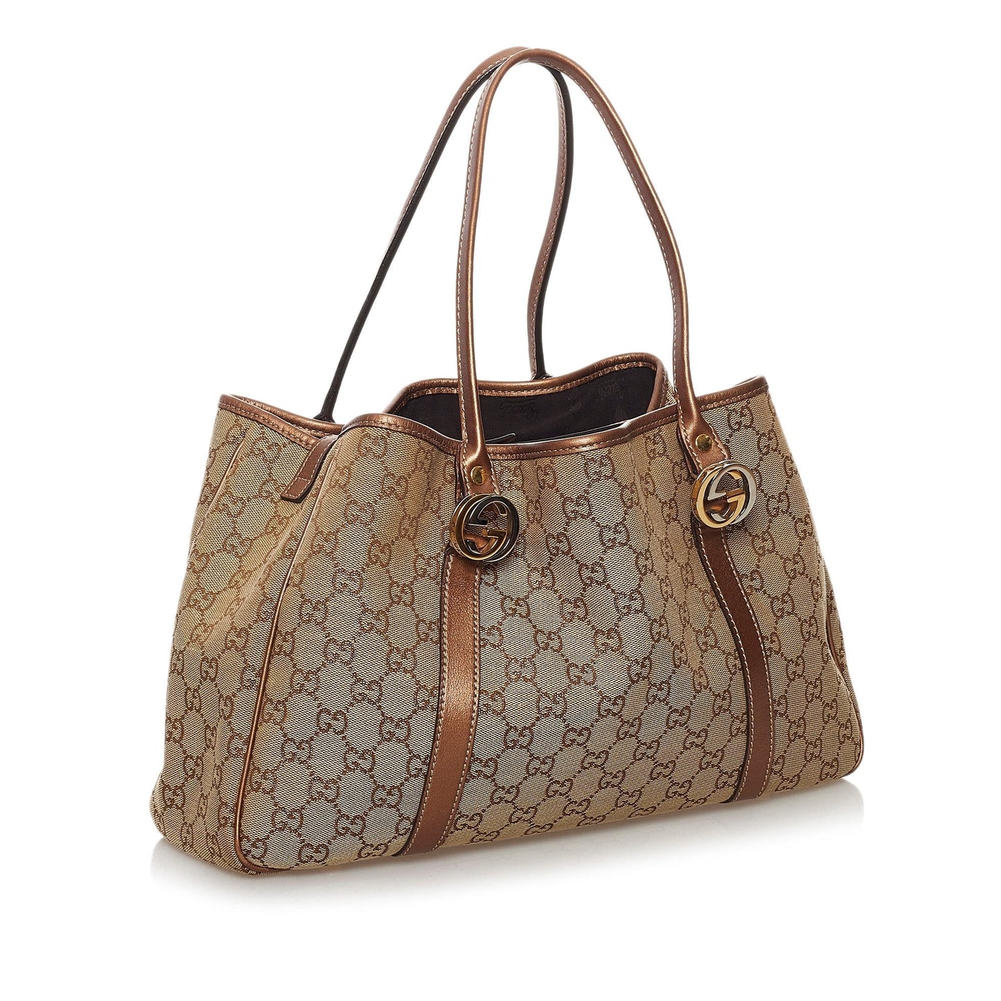 Gucci GG Canvas Twins Tote Bag (SHG-32529)